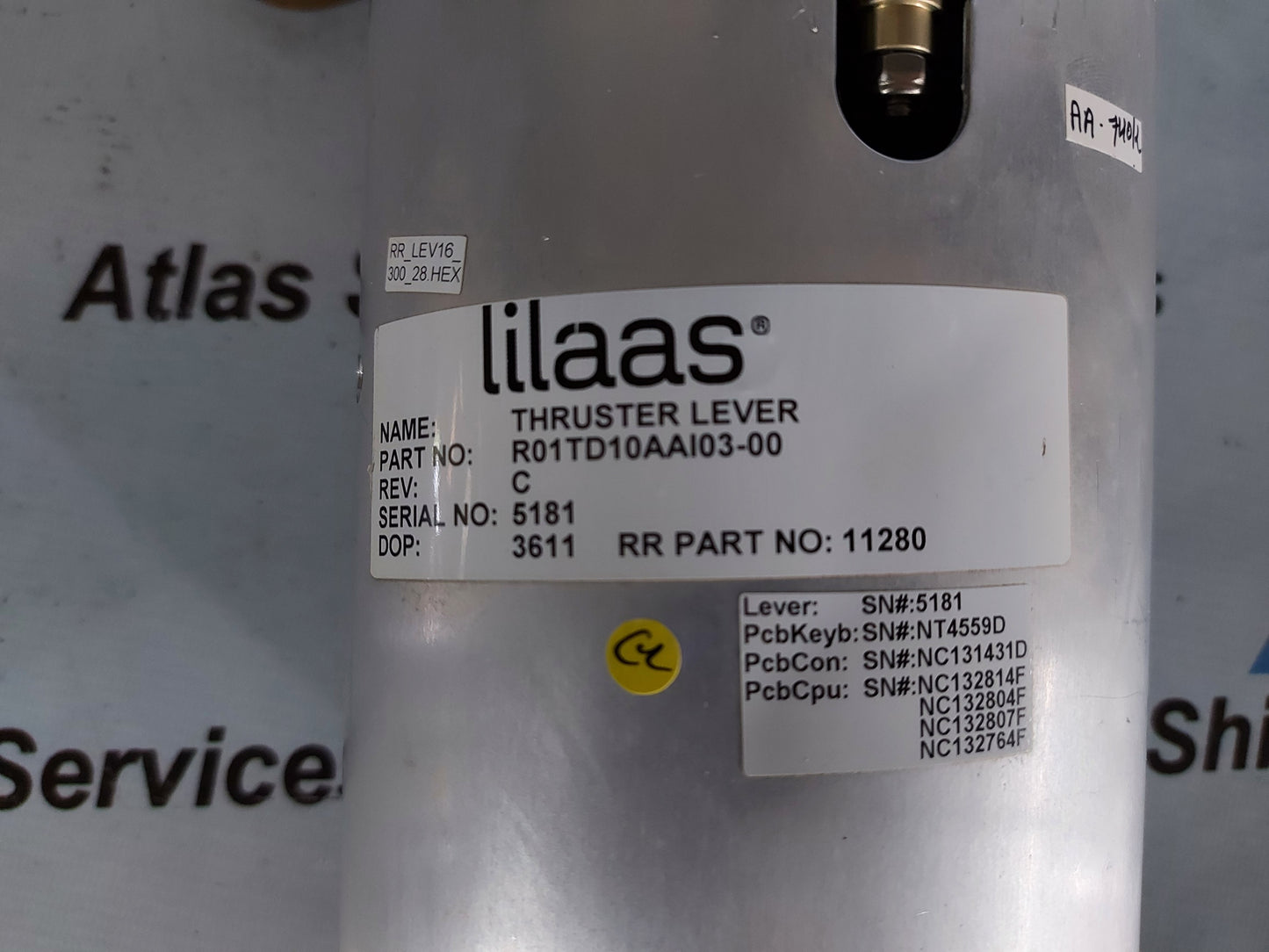 LILAAS R01TD10AAI03-00 THRUSTER LEVER