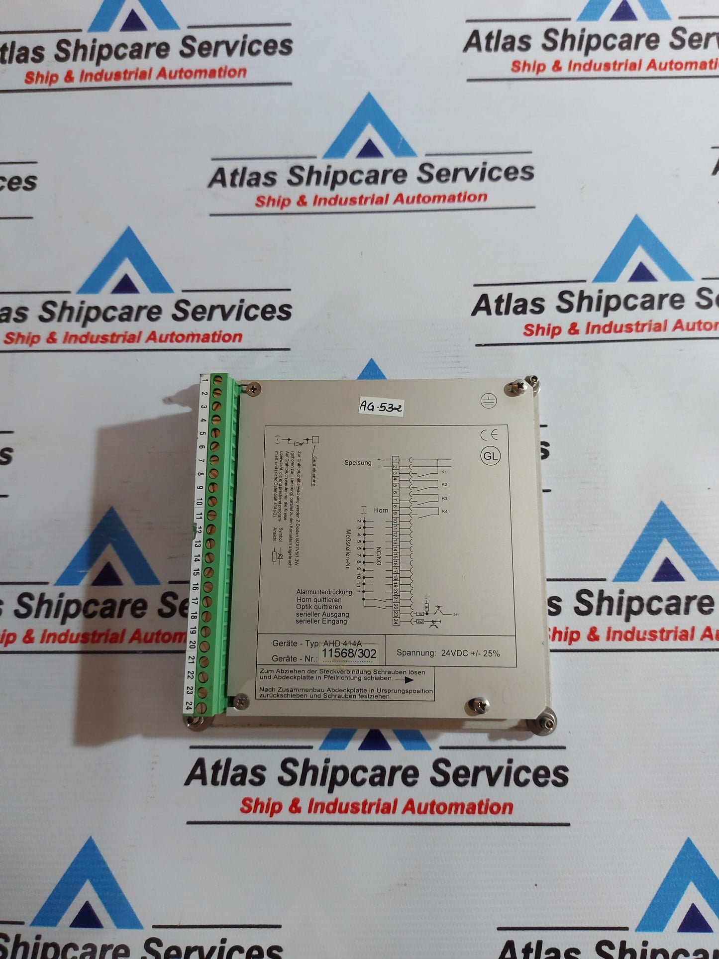 LINDENBERG AHD 414 ALARM AND SAFETY SYSTEM CONTROL AG532