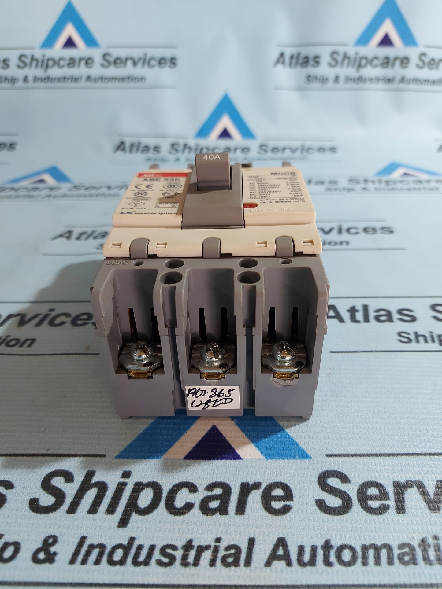 LS INDUSTRIAL META MEC ABE 53b 3-POLE CIRCUIT BREAKER MCCB 50AF AG365