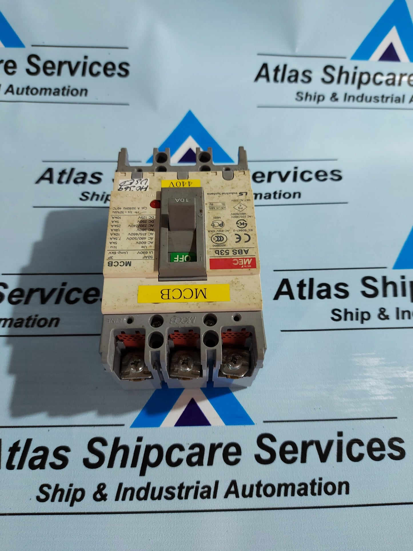 LS INDUSTRIAL SYSTEM META MEC ABS 53b CIRCUIT BREAKER