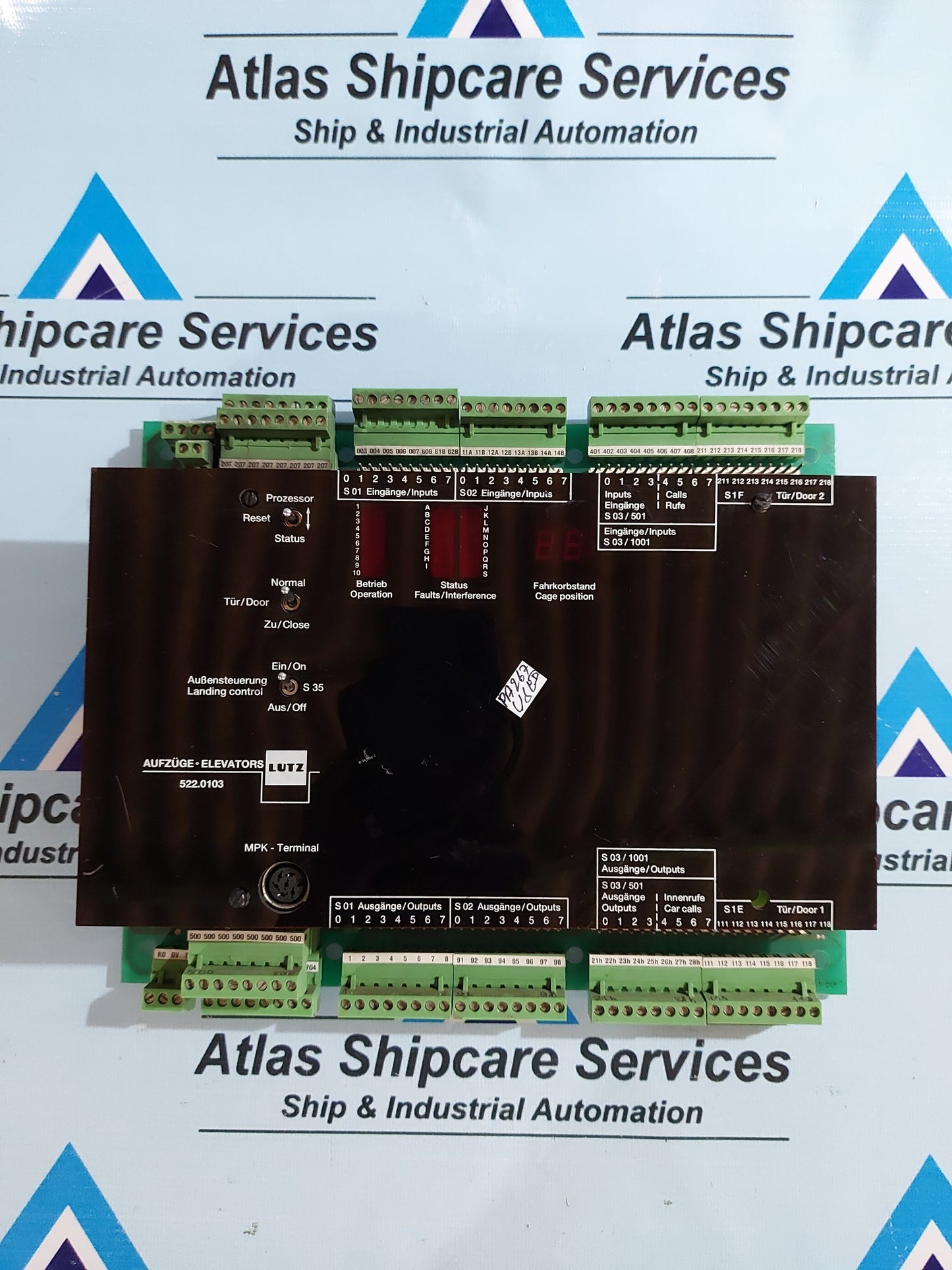 LUTZ ELEVATOR CONTROL 522.0103