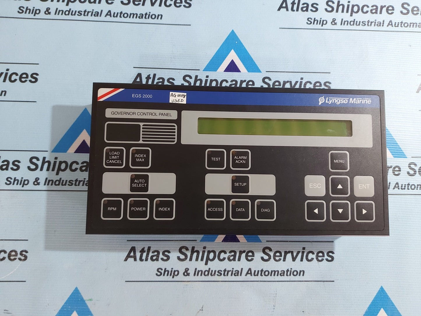 LYNGSO MARINE EGS 2000 GOVERNOR CONTROL PANEL P/N 960.170.010 AG448