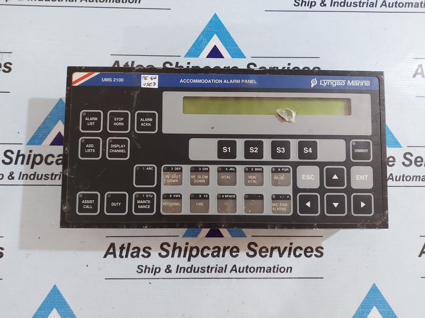 LYNGSO MARINE UMS 2100 ACCOMMODATION ALARM PANEL P/N 962.005.200/B