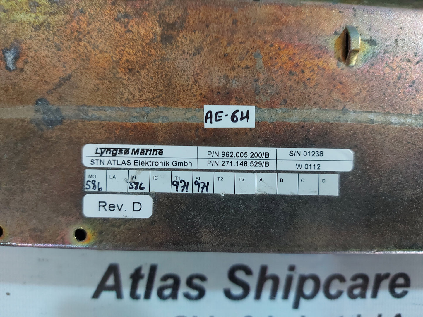 LYNGSO MARINE UMS 2100 ACCOMMODATION ALARM PANEL P/N 962.005.200/B