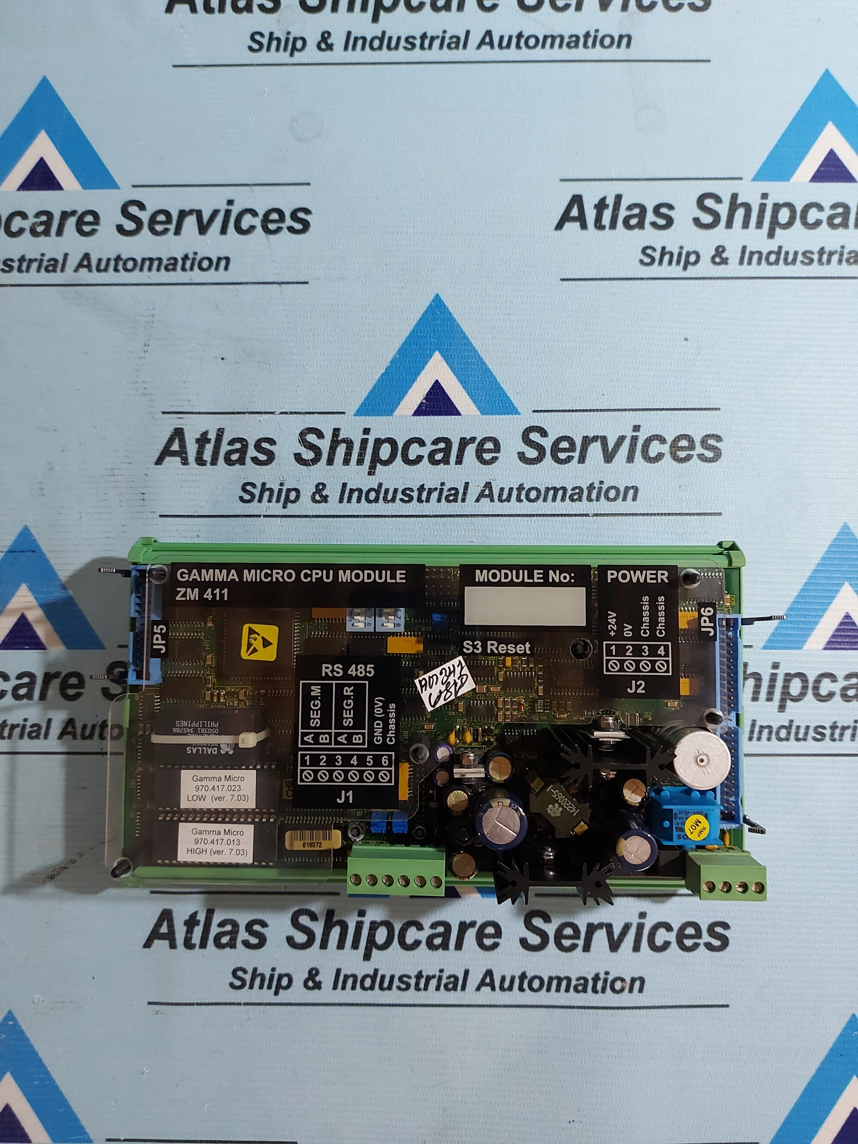 LYNGSO MARINE/SAM ELECTRONICS ZM 411 GAMMA MICRO CPU MODULE P/N 962.002 ...