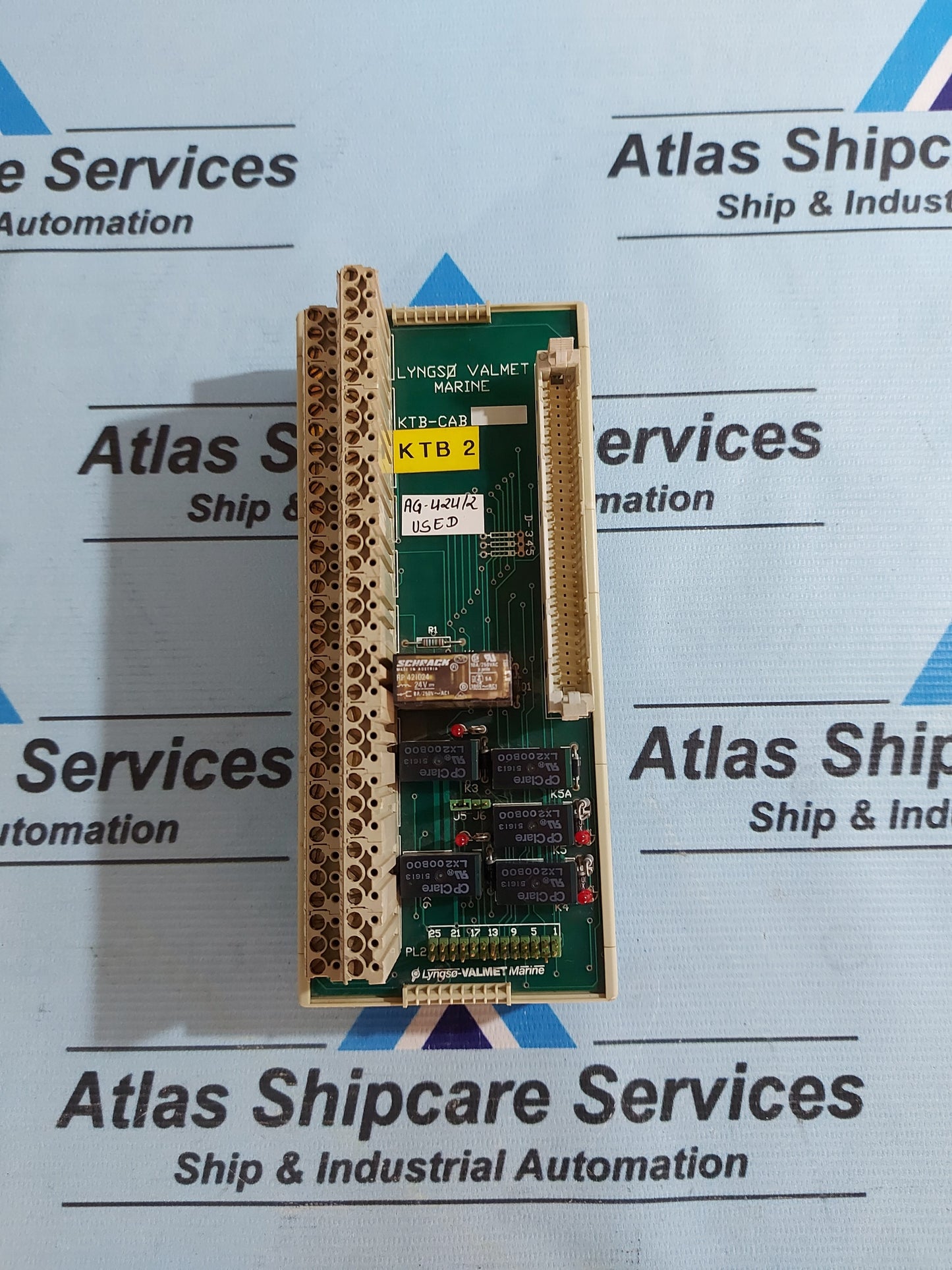 LYNGSO-VALMET MARINE KTB-CAB TERMINAL BOARD AG424