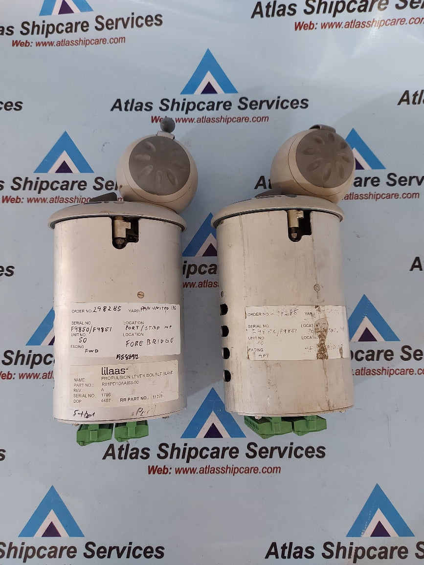 Lilaas R01PD10AAI03-00 Propulsion Lever Double Slave