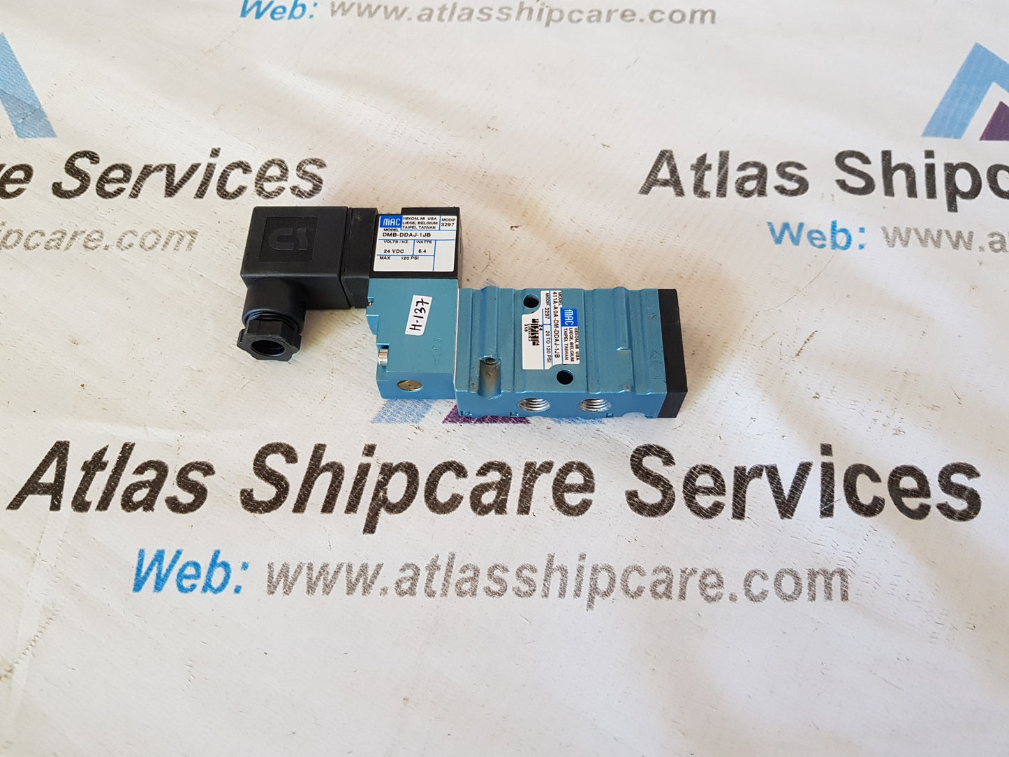 MAC DMB-DDAJ-1JB SOLENOID VALVE H137