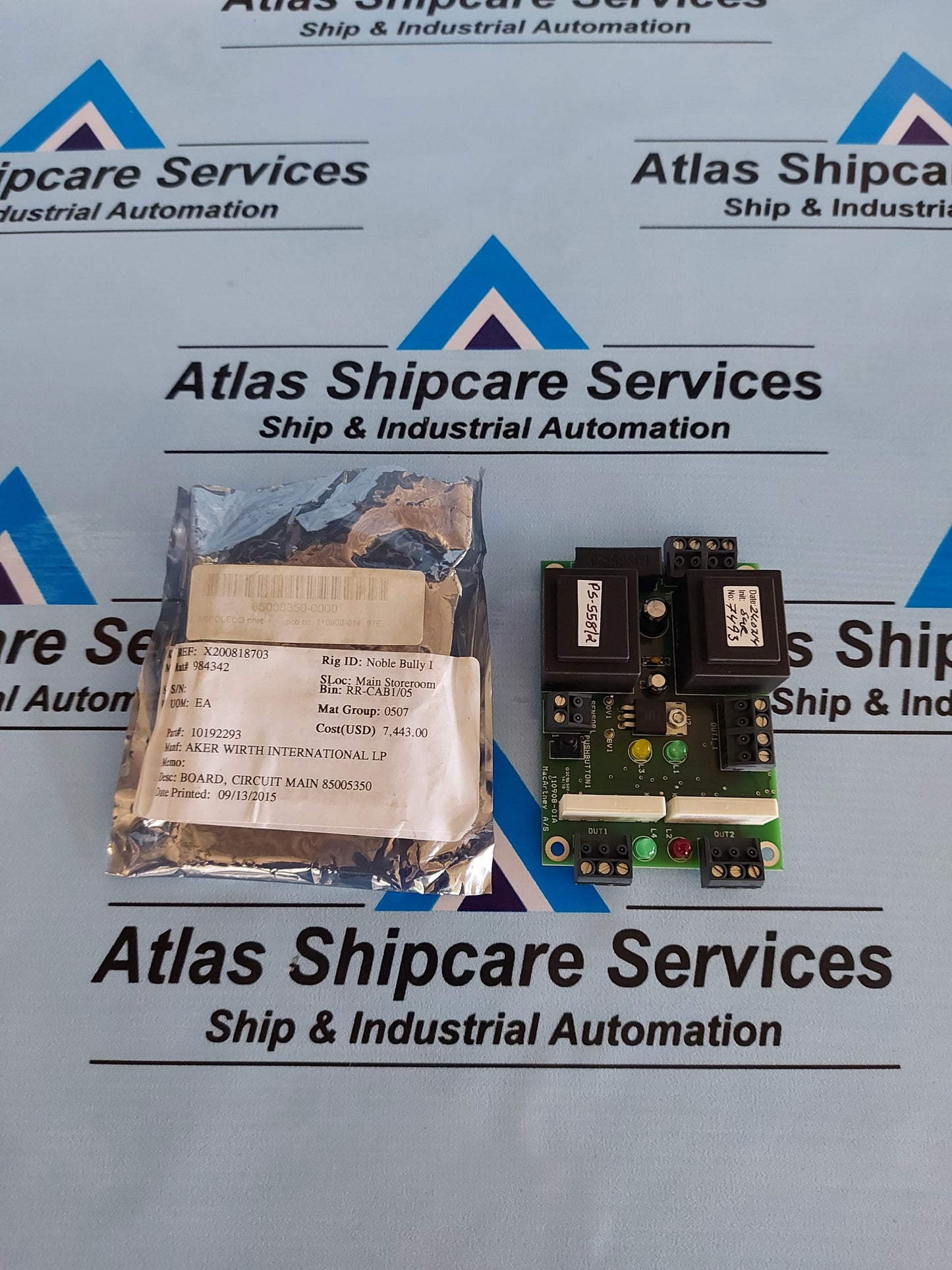 MACARTNEY A/S AKER MAIN CIRCUIT BOARD 110908-01A