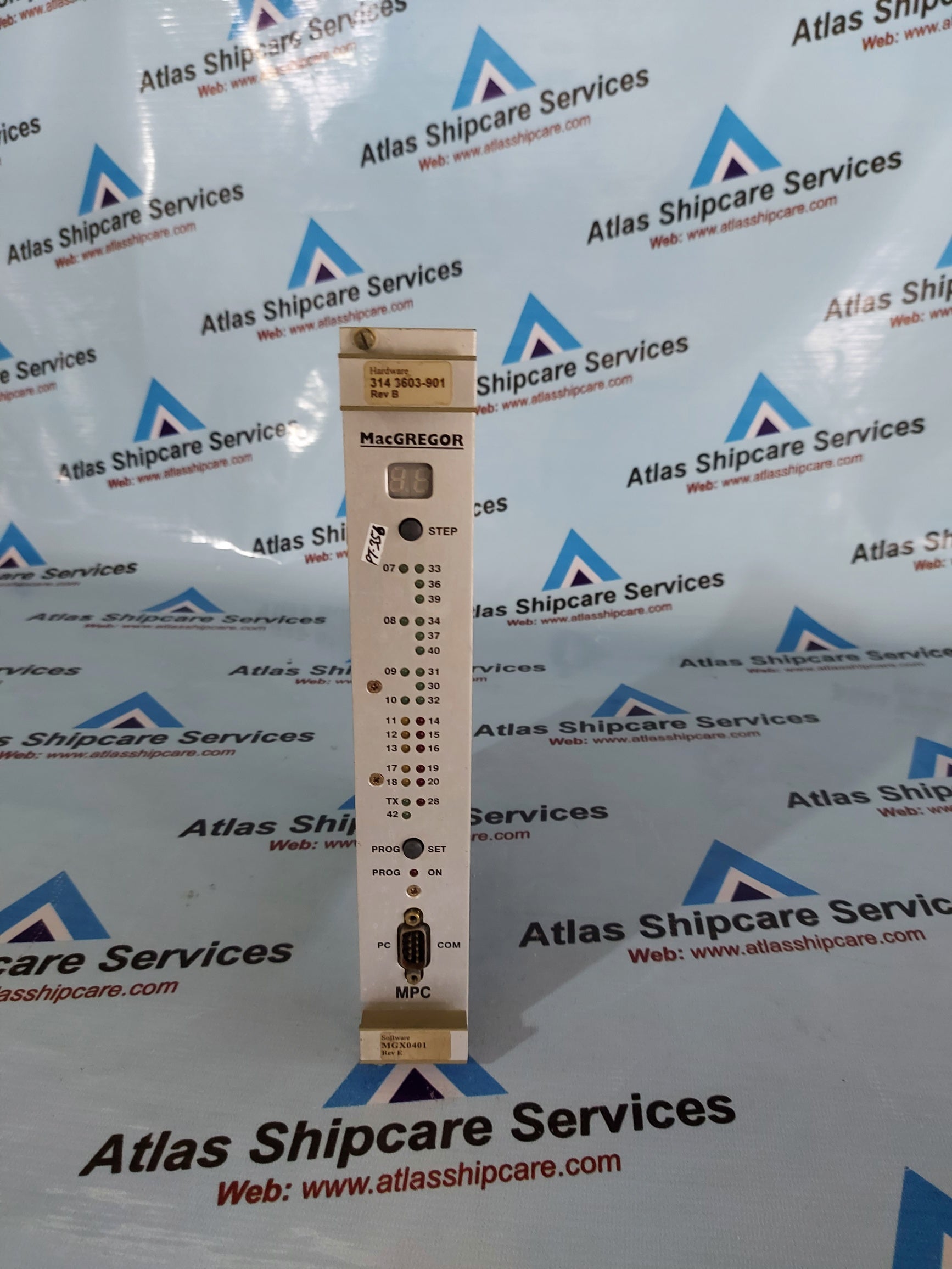 MACGREGOR 314 3603-901 MARINE CRANE HOISTING CARD