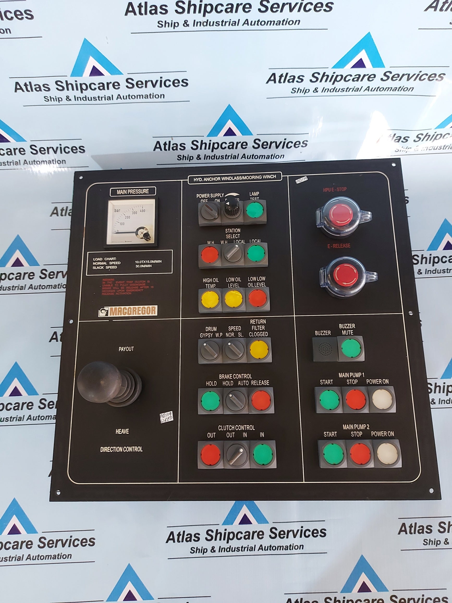 MACGREGOR HYD. ANCHOR WINDLASS/MOORING WINCH