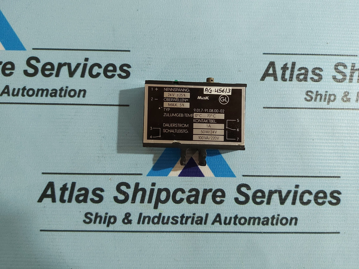 MAK 9.01.7-91.08.00-02 PLUG IN RELAY AG456