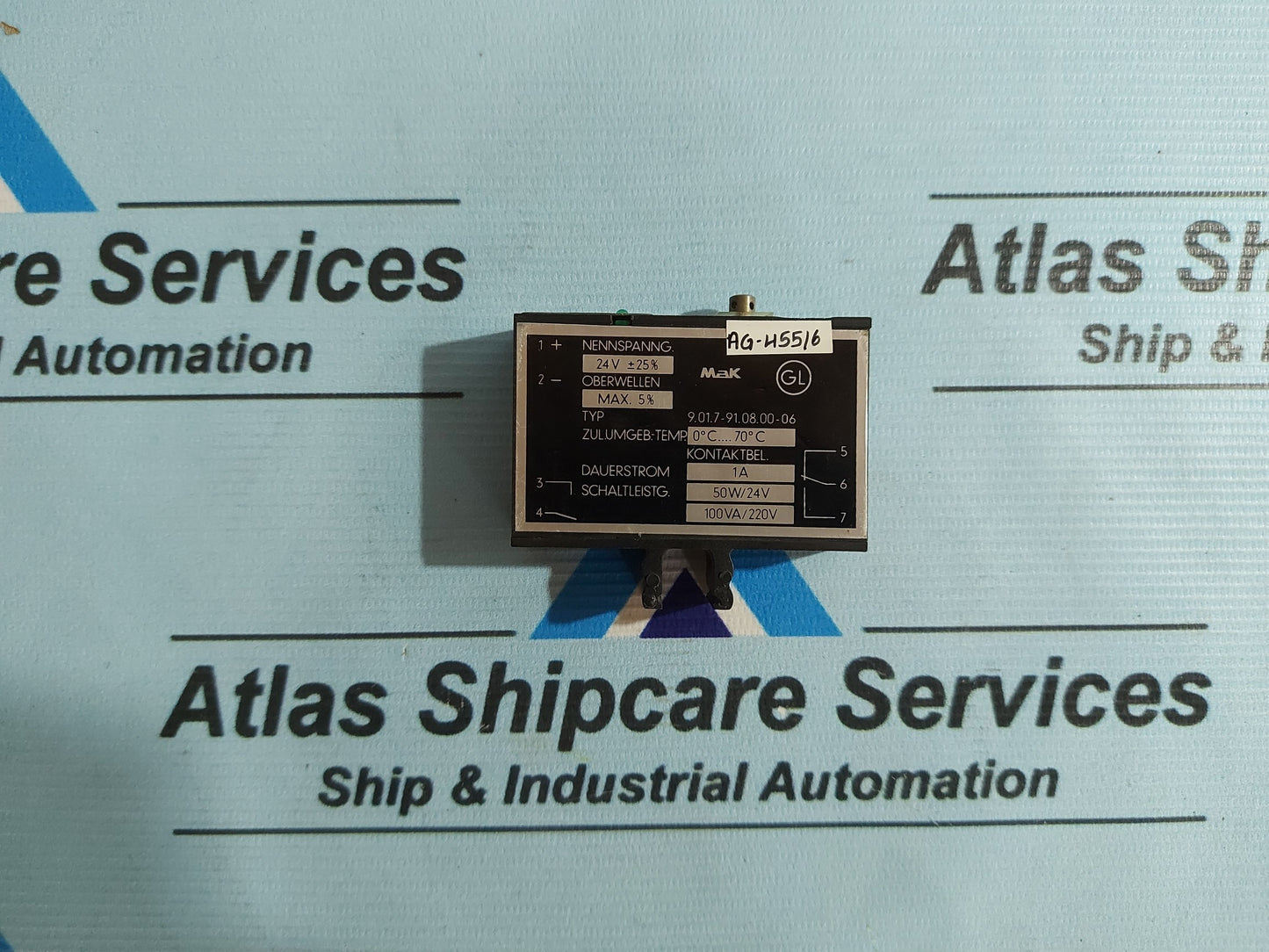 MAK 9.01.7-91.08.00-06 PLUG IN RELAY AG455