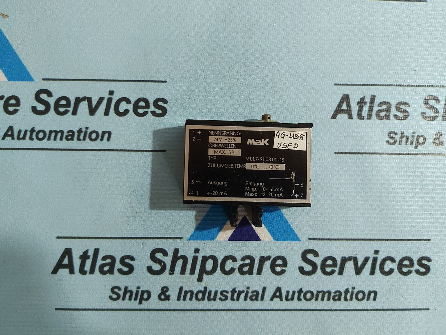 MAK 9.01.7-91.08.00-13 PLUG IN RELAY AG458