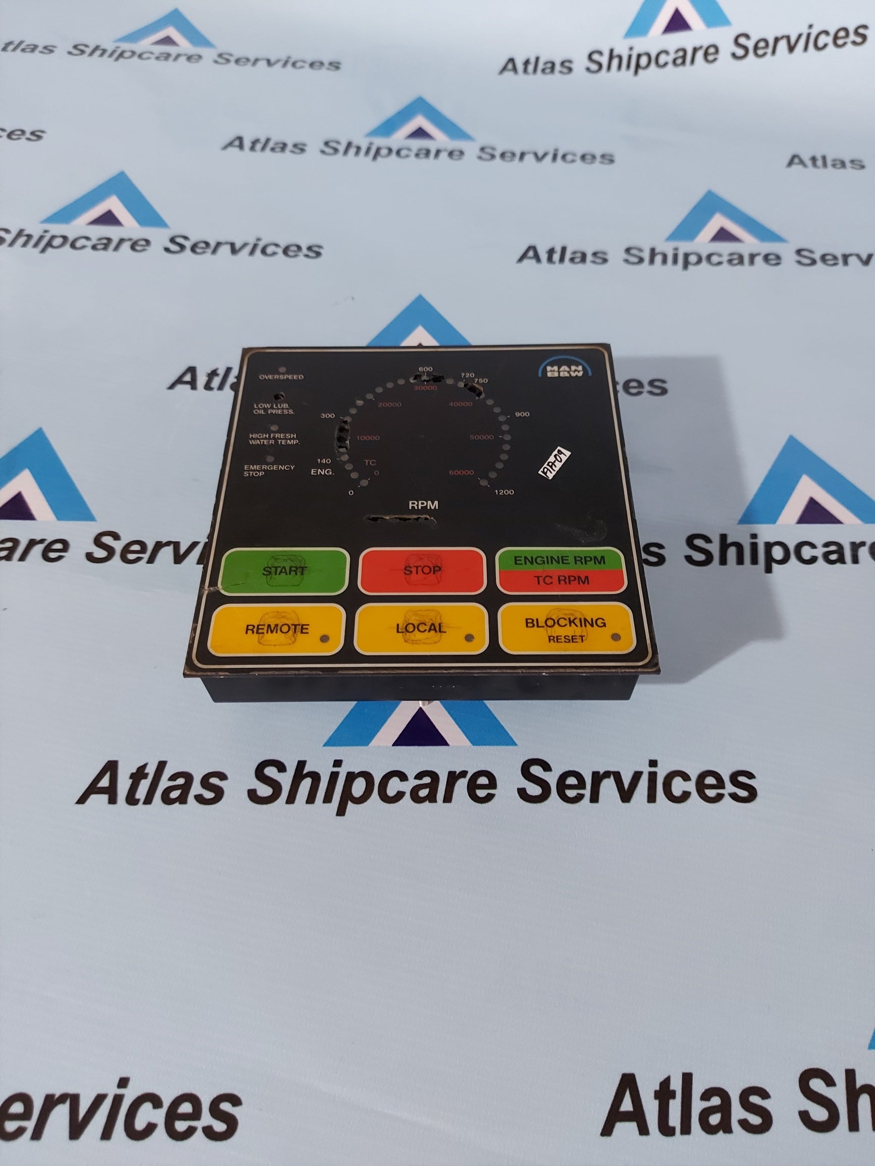 MAN B&W 1639294-6 ENGINE CONTROL PANEL – Atlas Shipcare Services