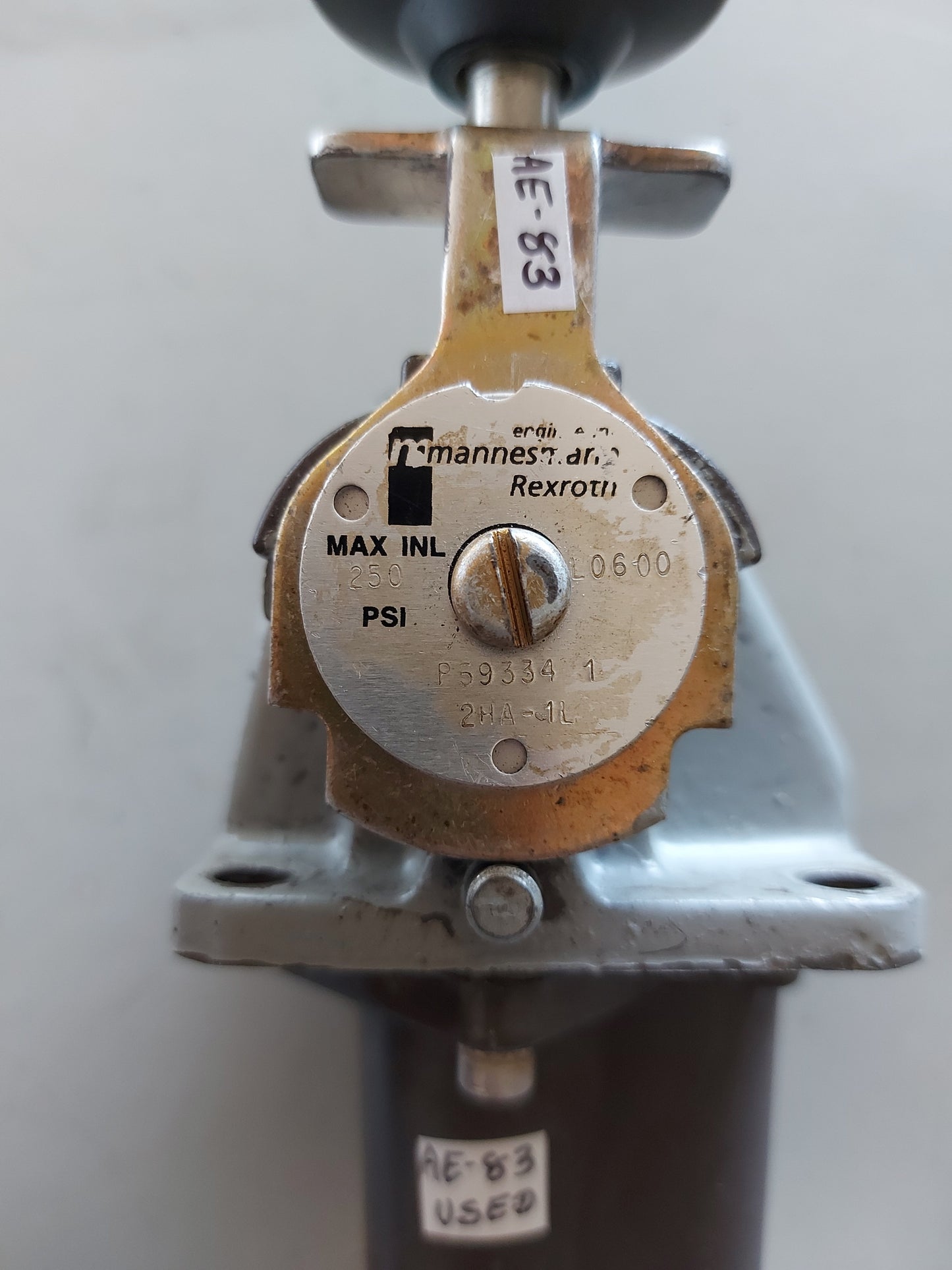 MANNESMANN REXROTH P59334-1 2HA-1L CONTROL VALVE