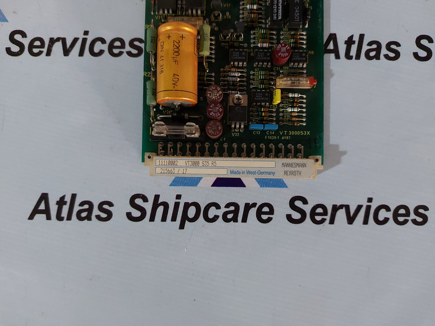 MANNESMANN REXROTH VT3000 S35 R5 AMPLIFIER CARD