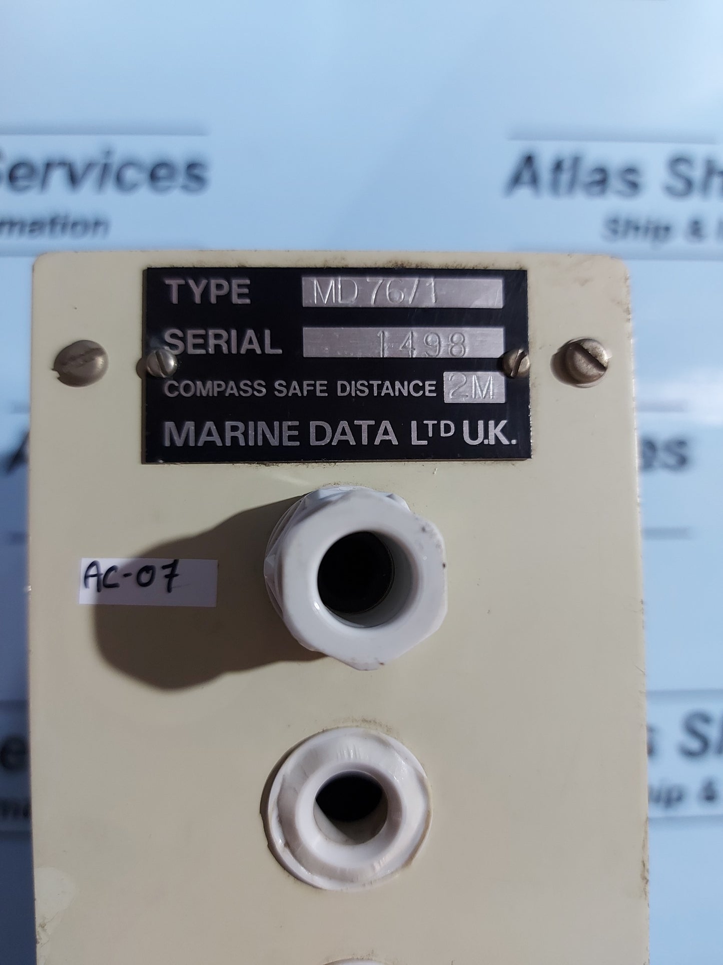 MARINE DATA MD76/1 COMPASS SAFE DISTANCE 2M POWER UNIT