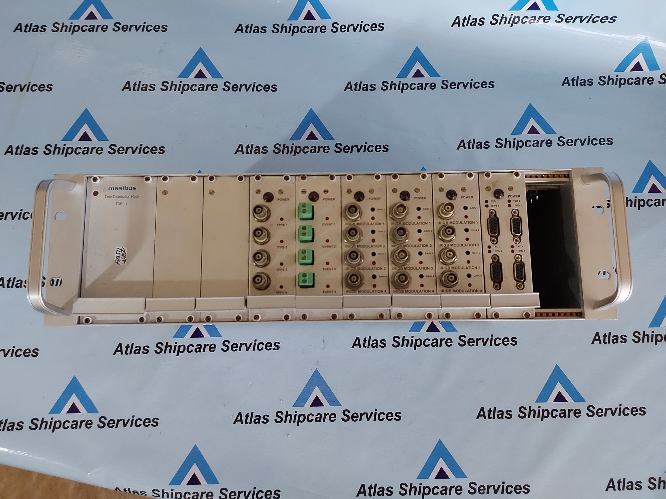 MASIBUS TDR-4 TIME DISTRIBUTION RACK