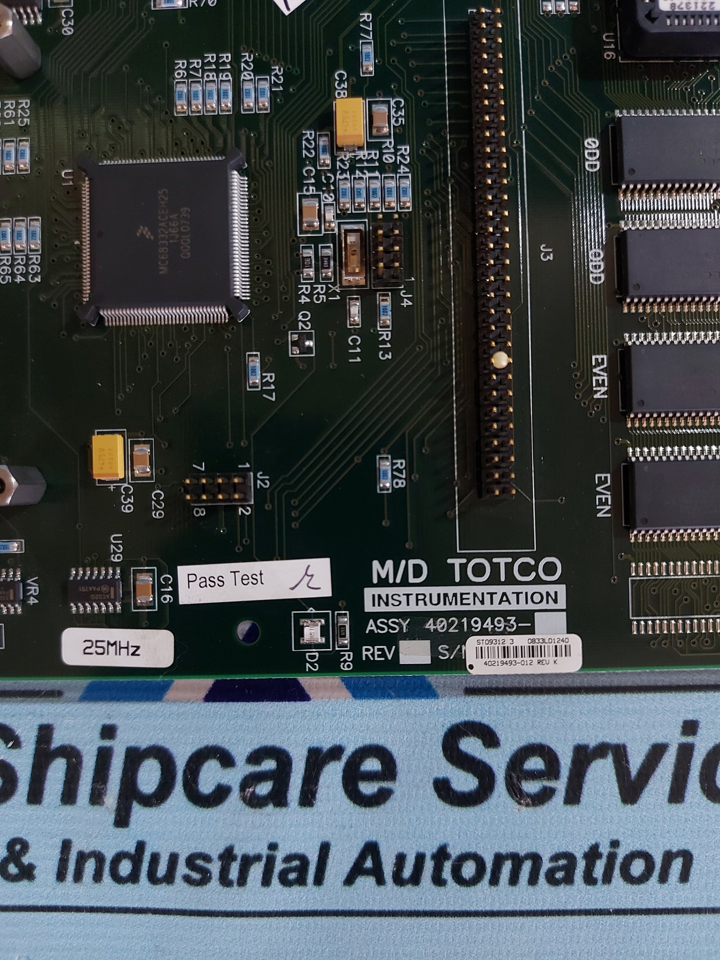 M/D TOTCO 40219493-012 REV.K PCB BOARD