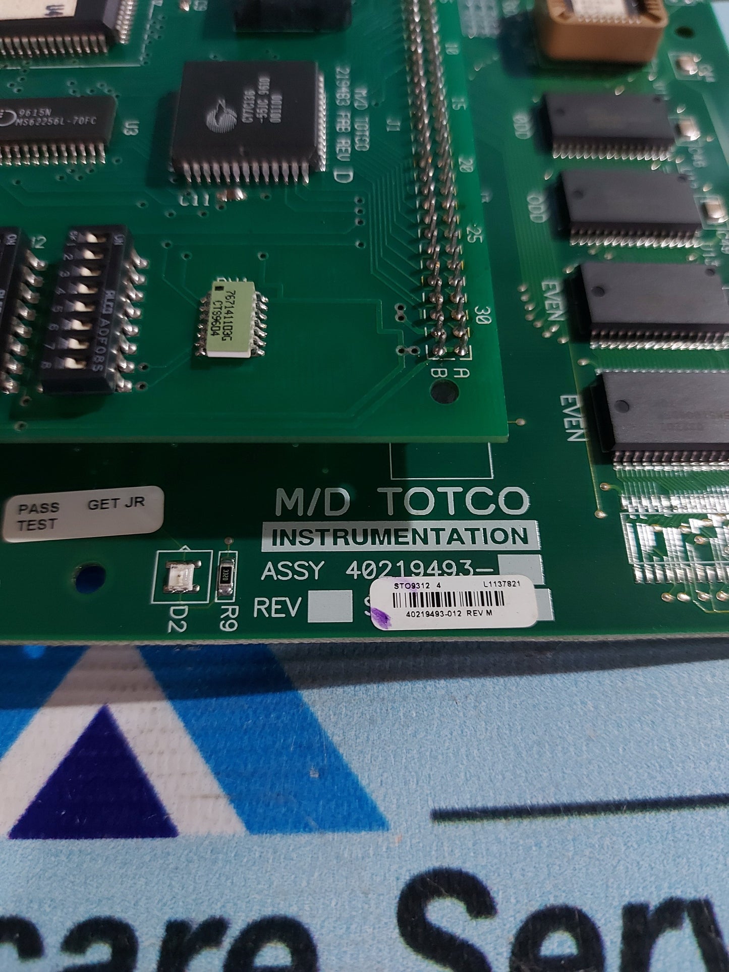 M/D TOTCO 40219493-012 REV.M PCB BOARD