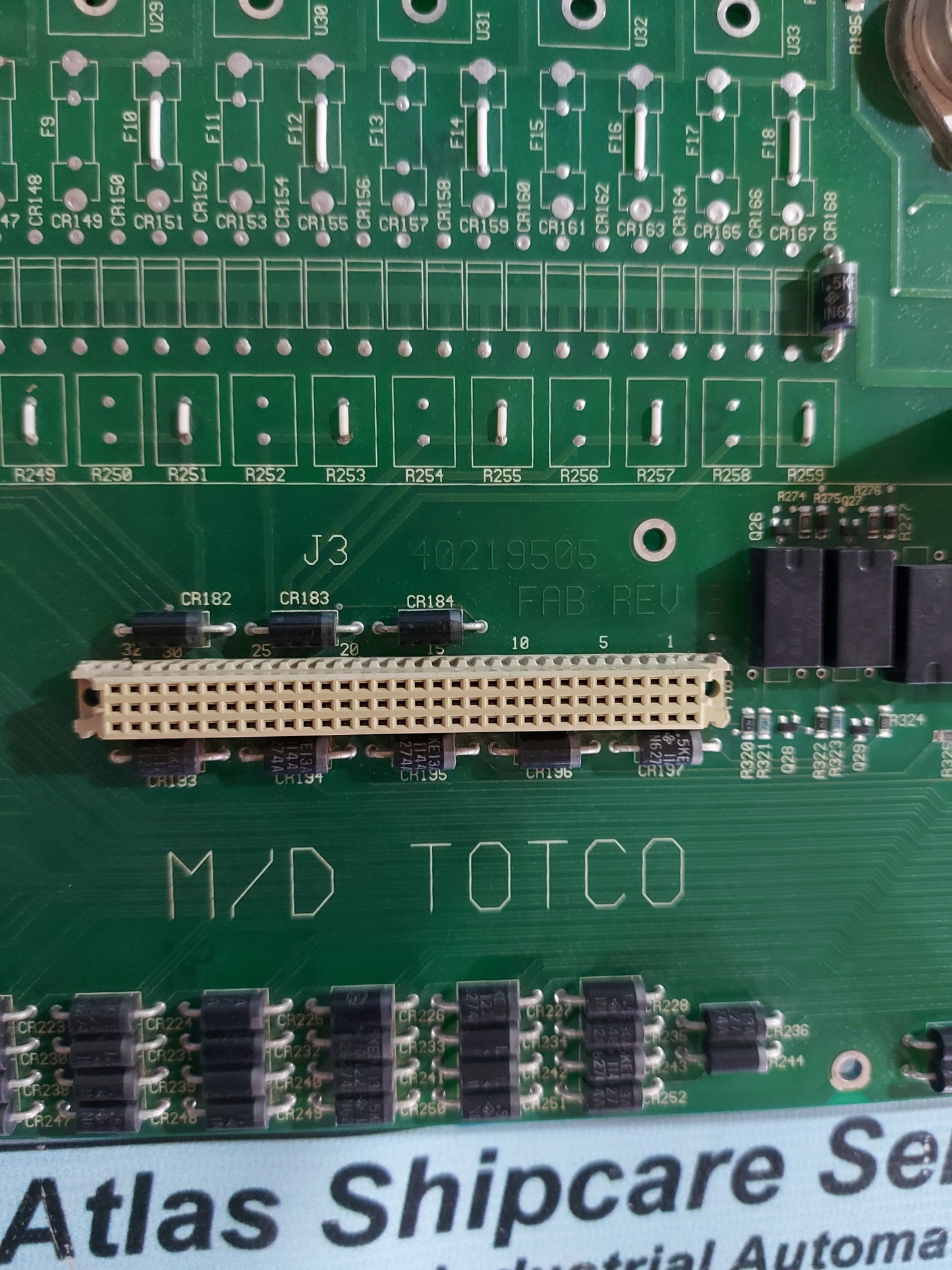 M/D TOTCO 40219505 FAB REV.B ANALOG BOARD
