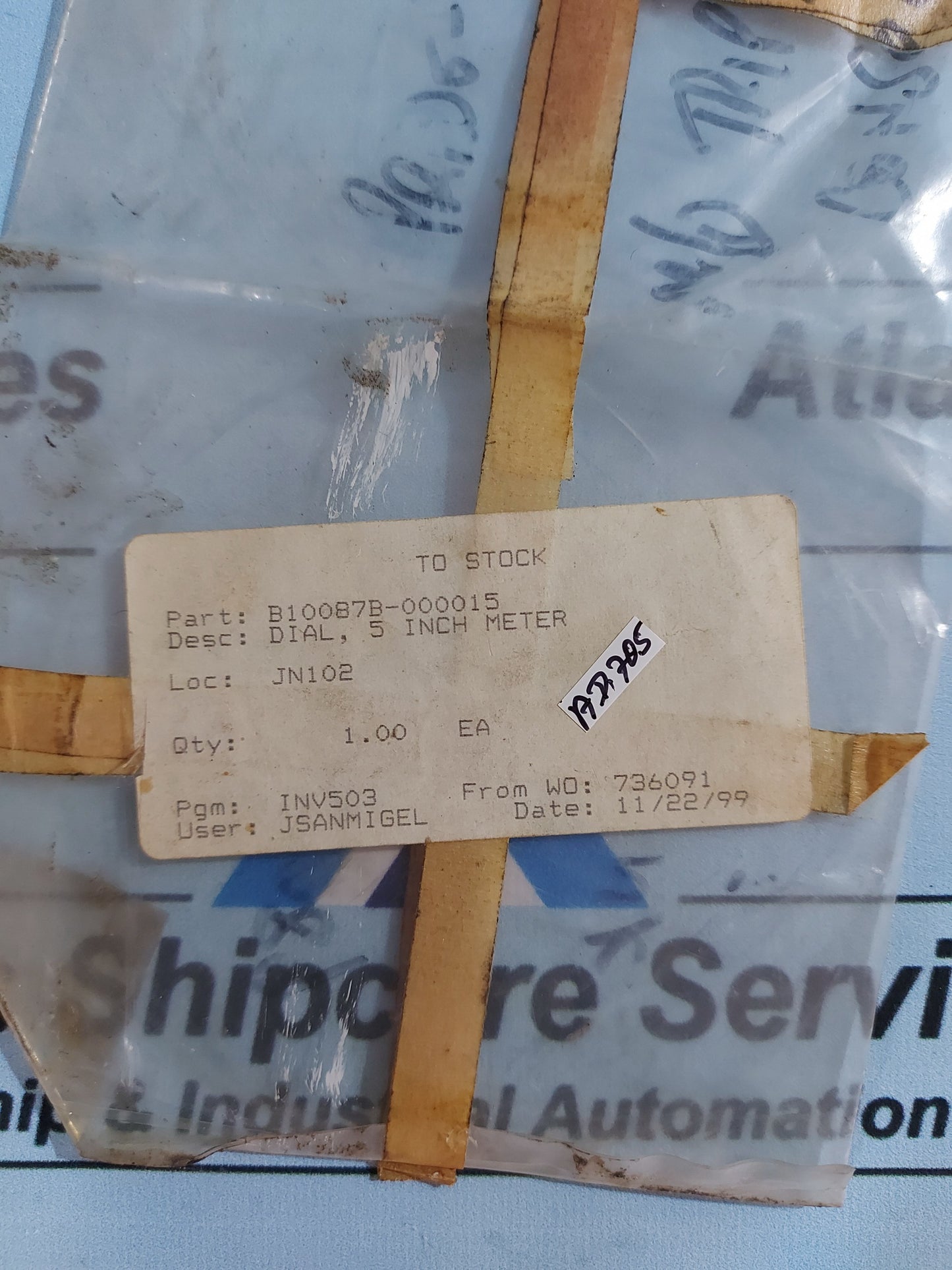 M/D TOTCO B10087B-000015 METER INDICATOR