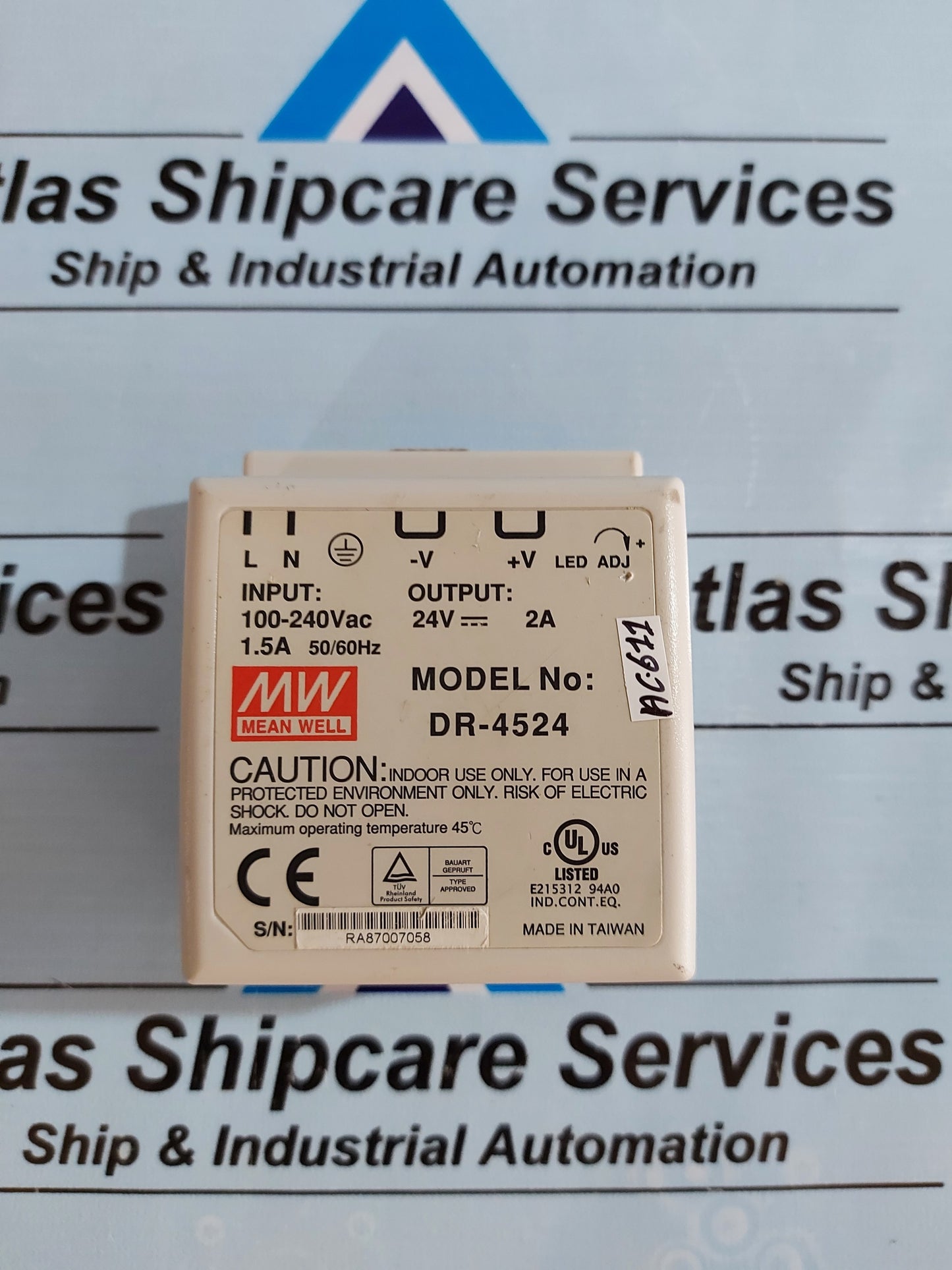 MEAN WELL DR-4524 POWER SUPPLY MODULE