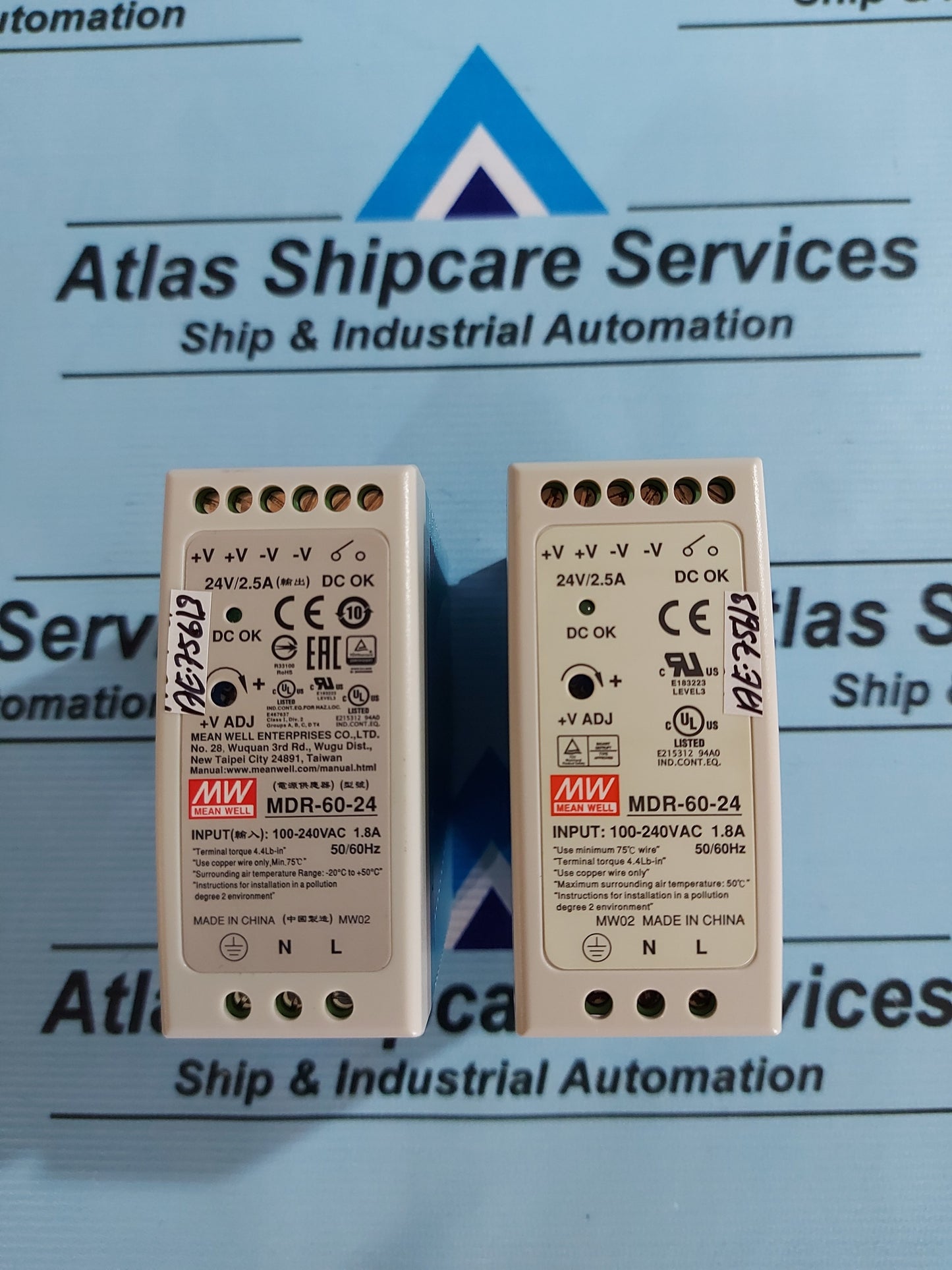 MEAN WELL MDR-60-24 DIN-RAIL POWER SUPPLY 24V/2.5A