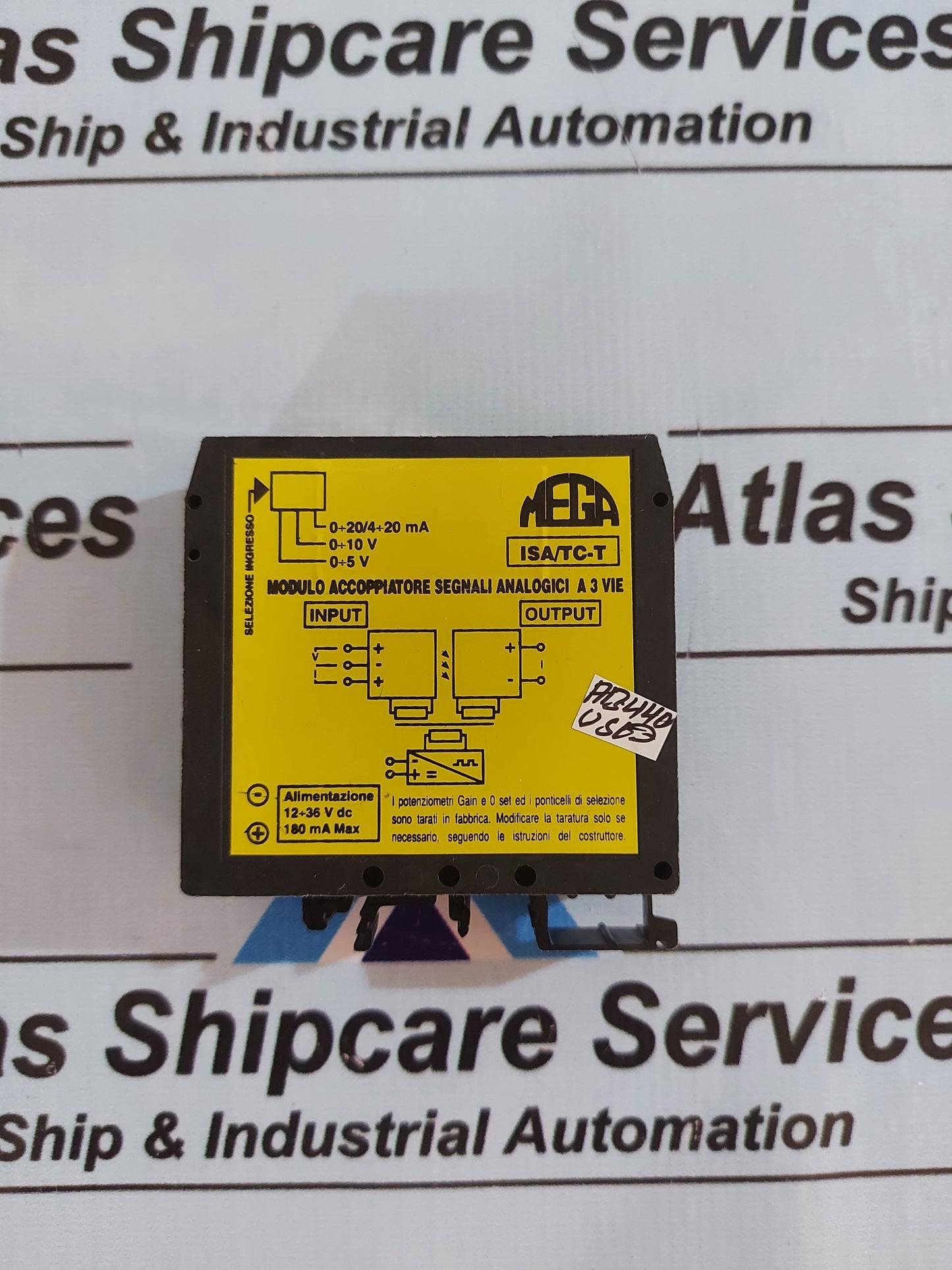 MEGA ISA/TC-T/0107 MODULO ACCOPPIATORE SEGNALI ANALOGICI A 3 VIE