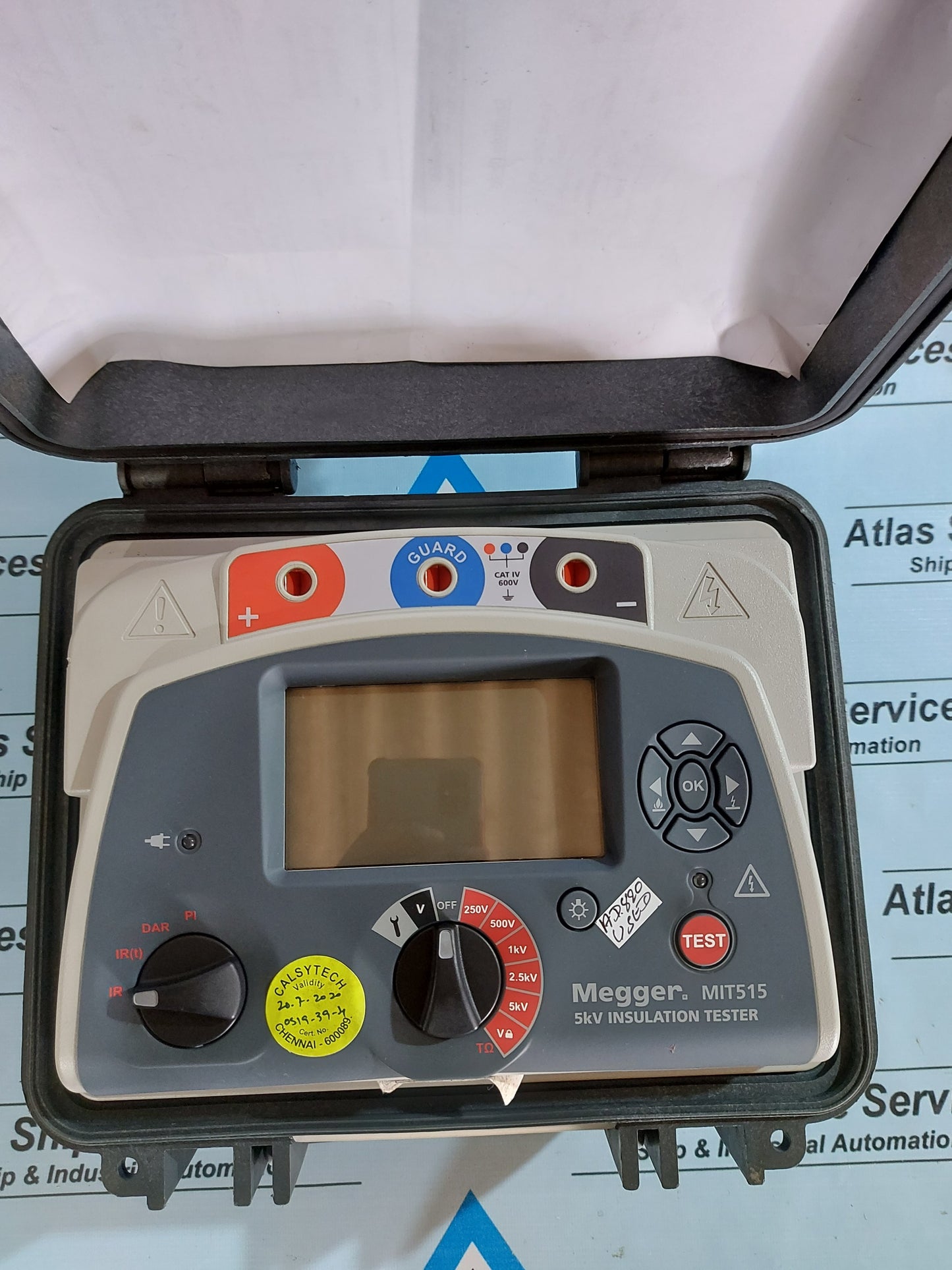MEGGER MIT515 5kV INSULATION RESISTANCE TESTER
