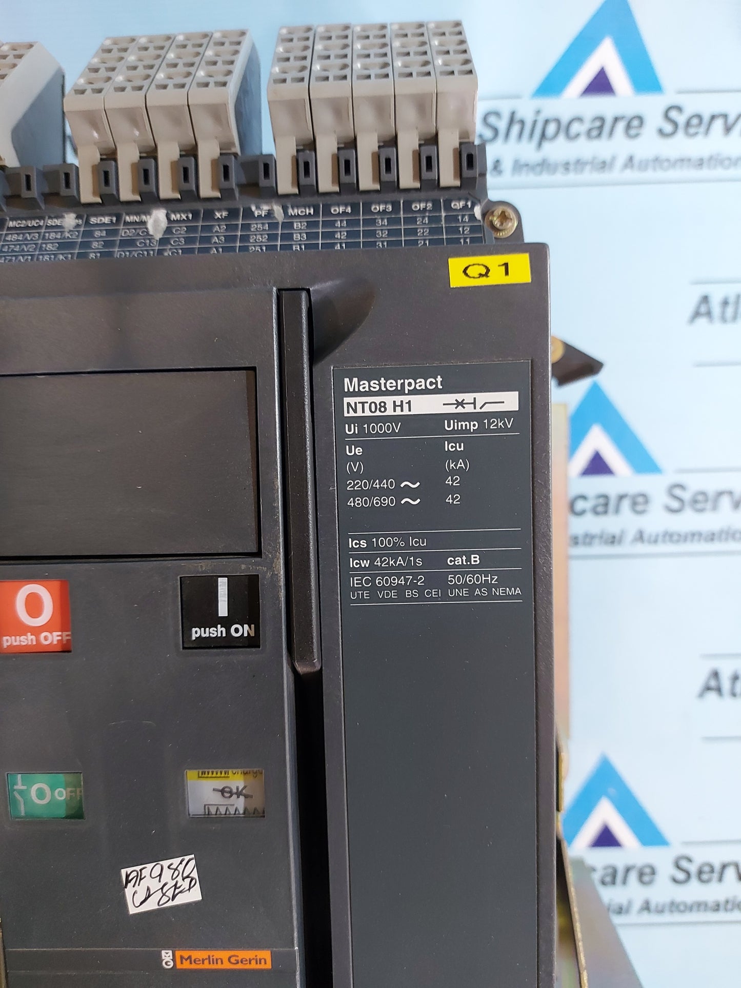 MERLIN GERIN MASTERPACT NT08 H1 POWER SWITCH