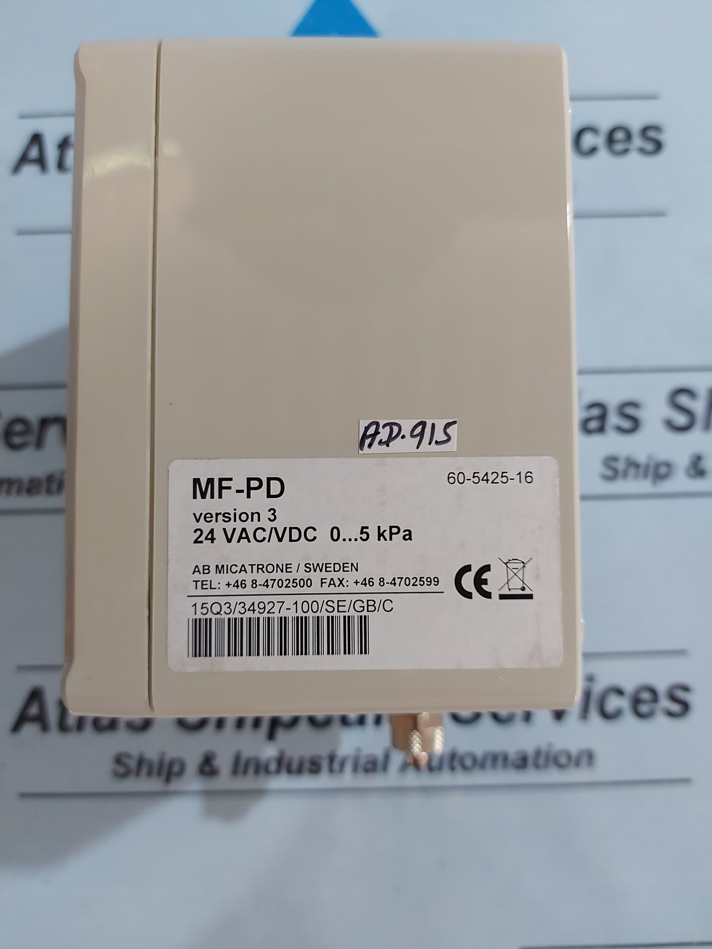 MICATRONE MF-PD DIFFERENTIAL PRESSURE TRANSMITTER