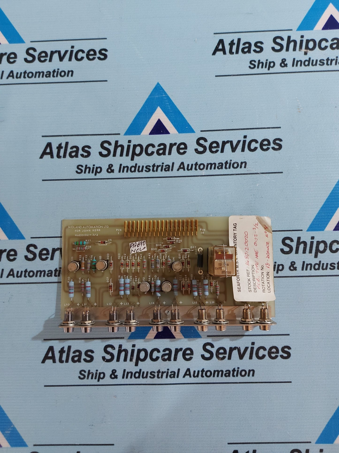 MIDLAND AUTOMATION HAE0102-3/2 PCB CARD