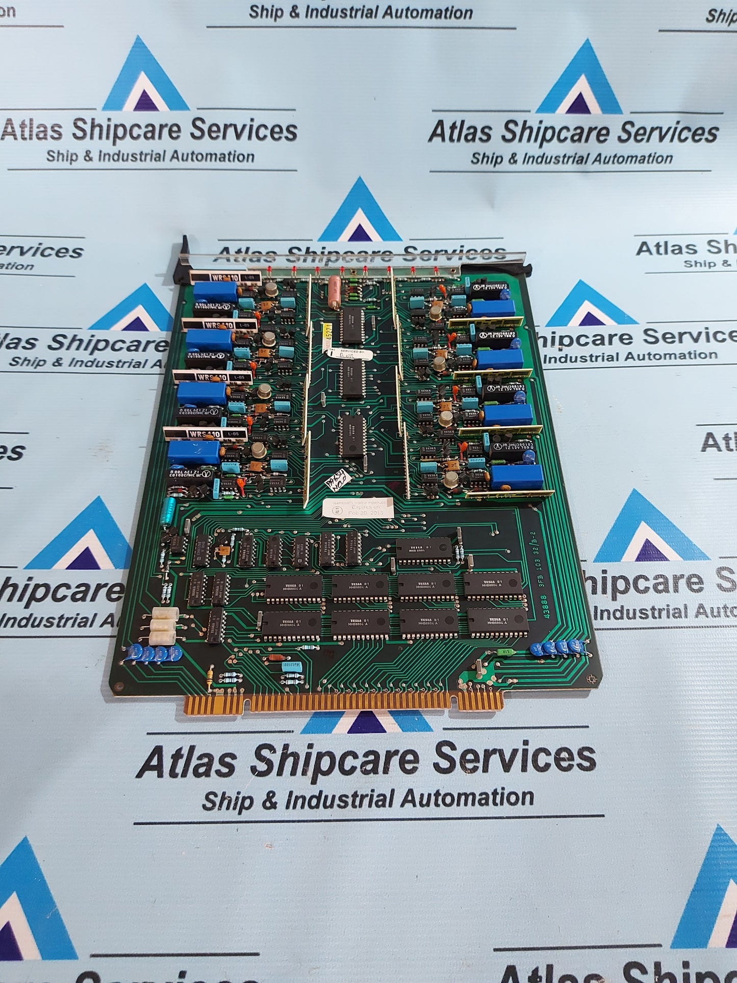 MITEL 9110-110 8-STATION LINE CIRCUIT BOARD