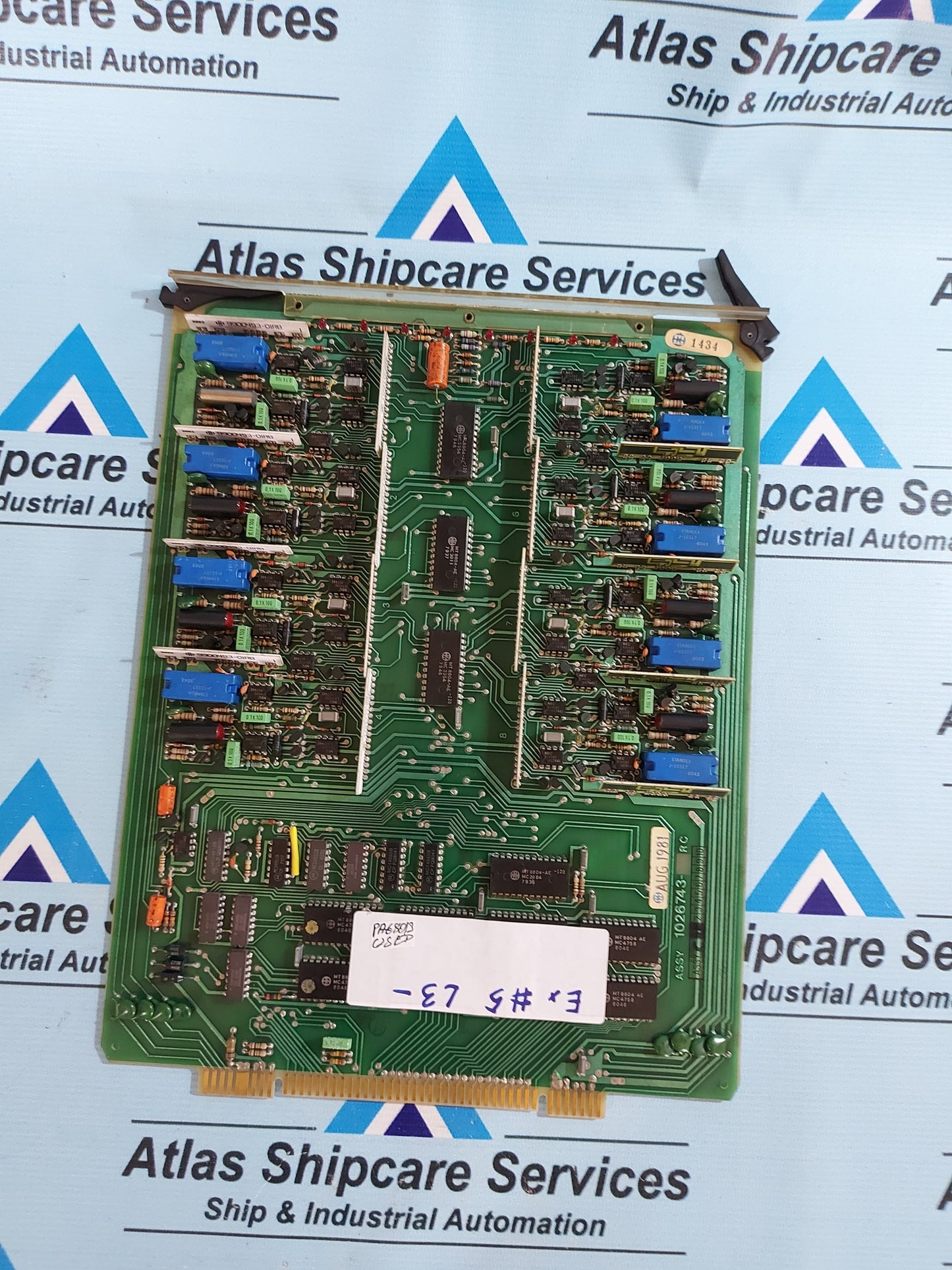 MITEL 9110-110 8-STATION LINE CIRCUIT BOARD