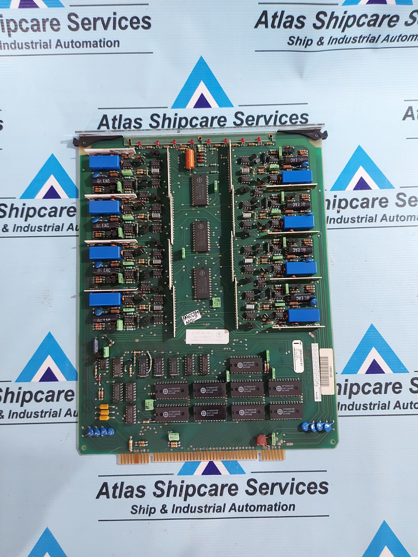 MITEL 9110-110 8-STATION LINE CIRCUIT BOARD