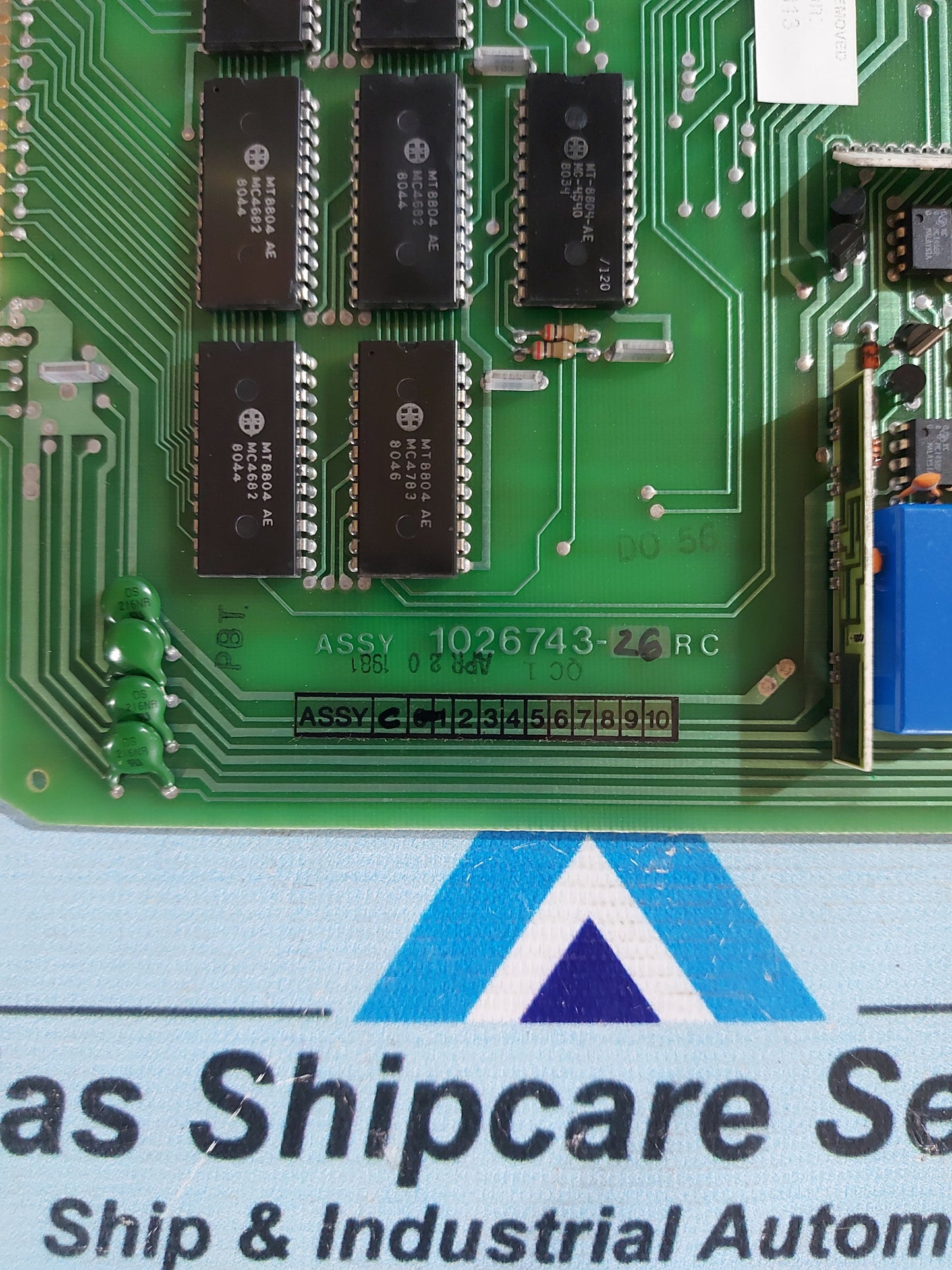 MITEL 9110-110 8-STATION LINE CIRCUIT BOARD