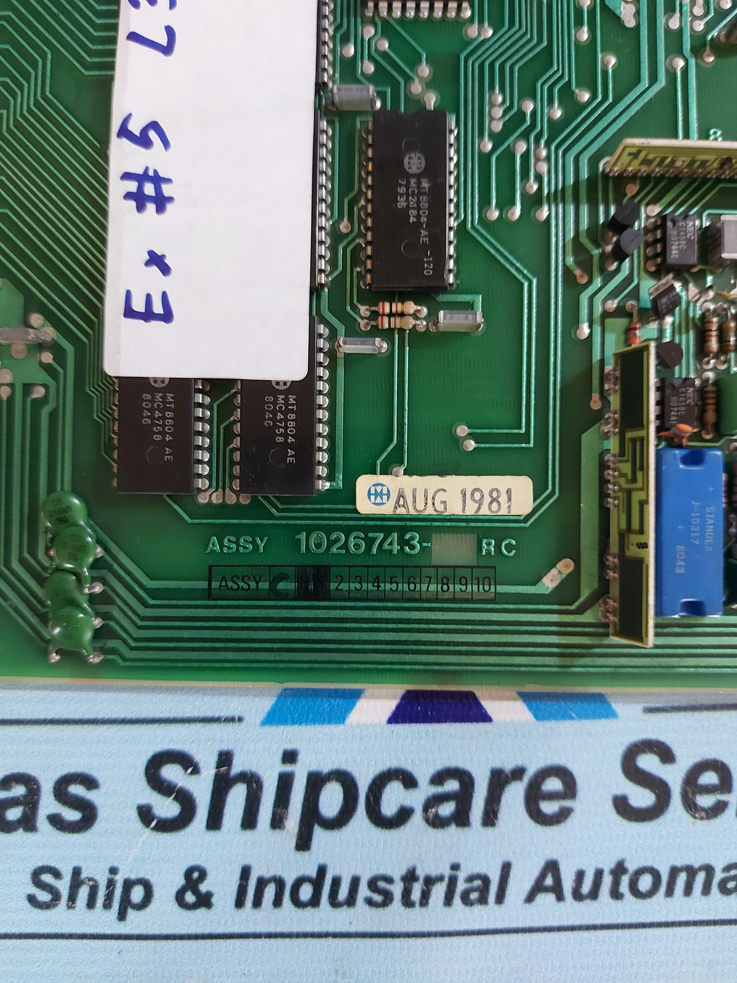 MITEL 9110-110 8-STATION LINE CIRCUIT BOARD