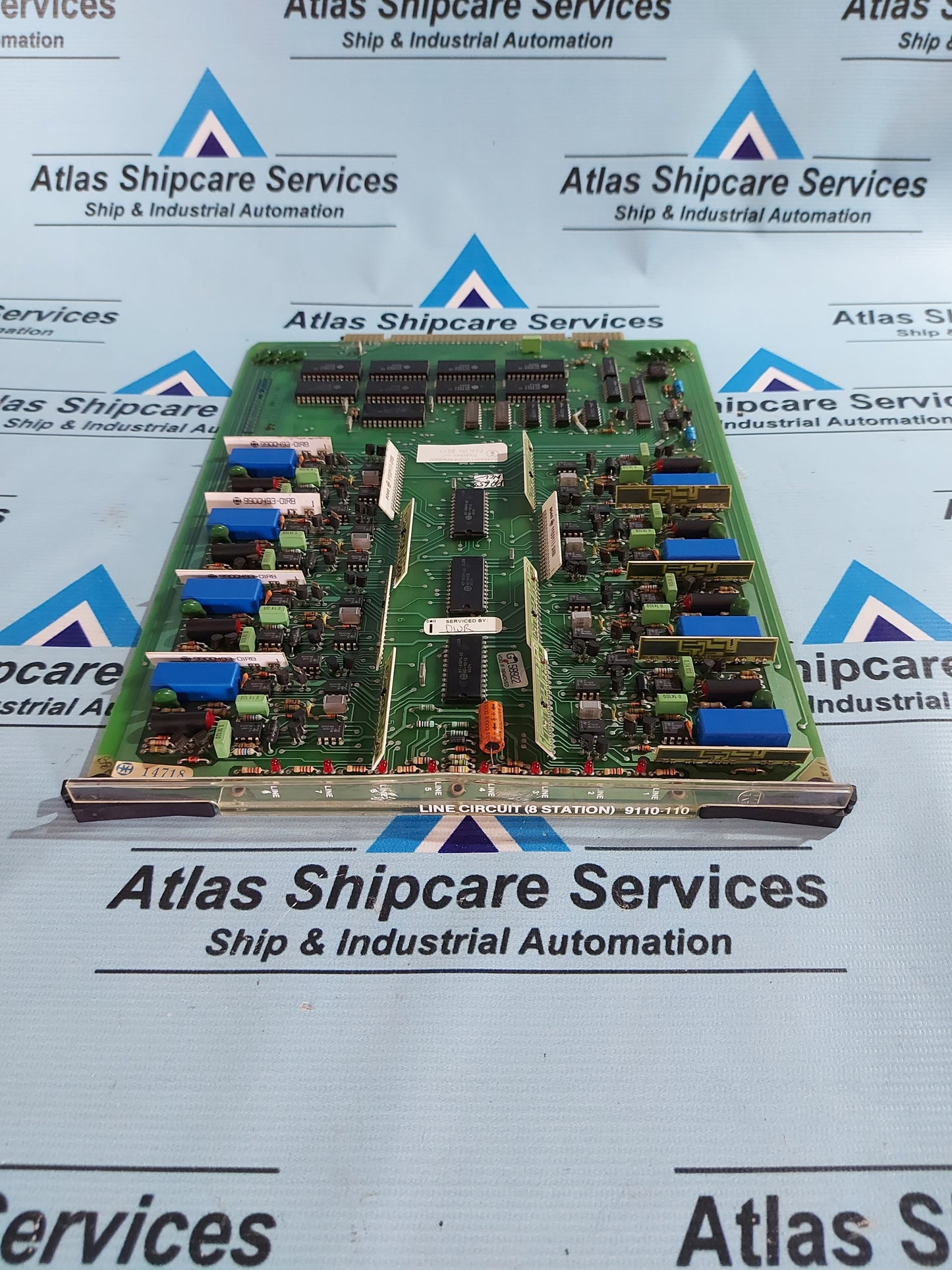 MITEL 9110-110 8-STATION LINE CIRCUIT BOARD