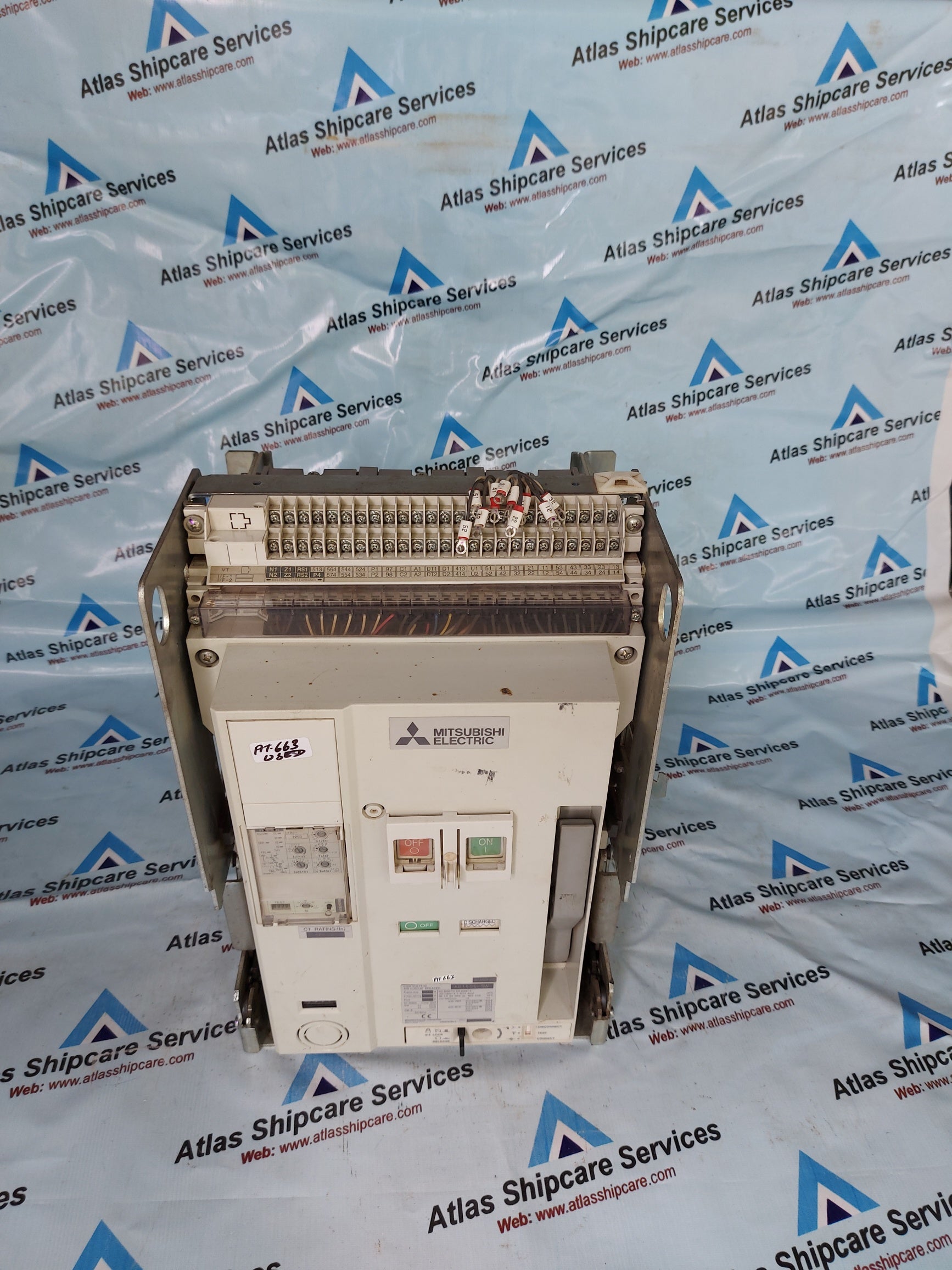 MITSUBISHI AE1600-SW LOW VOLTAGE AIR CIRCUIT BREAKER