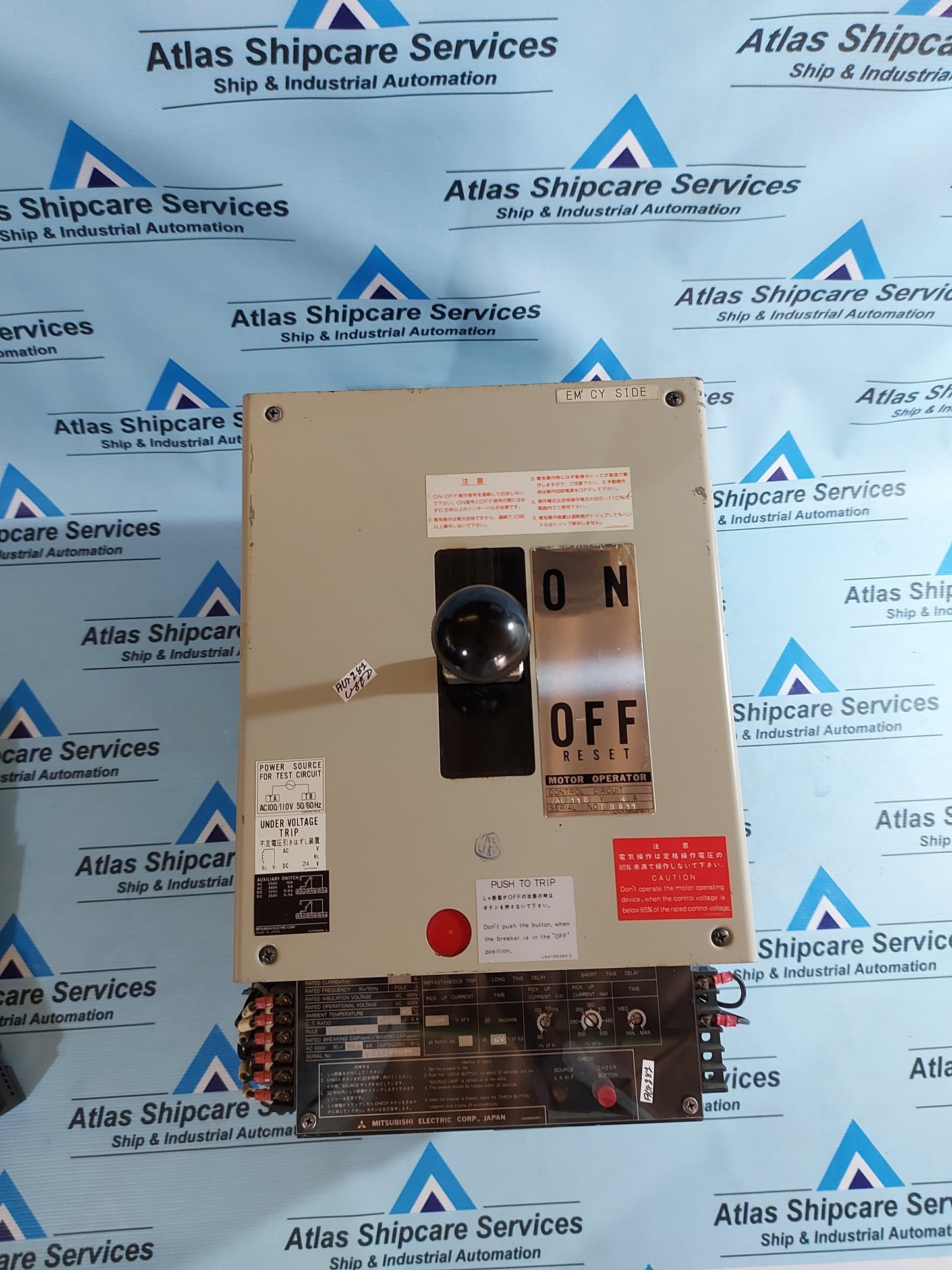 MITSUBISHI ELECTRIC ABE 403-S AIR CIRCUIT BREAKER AG281