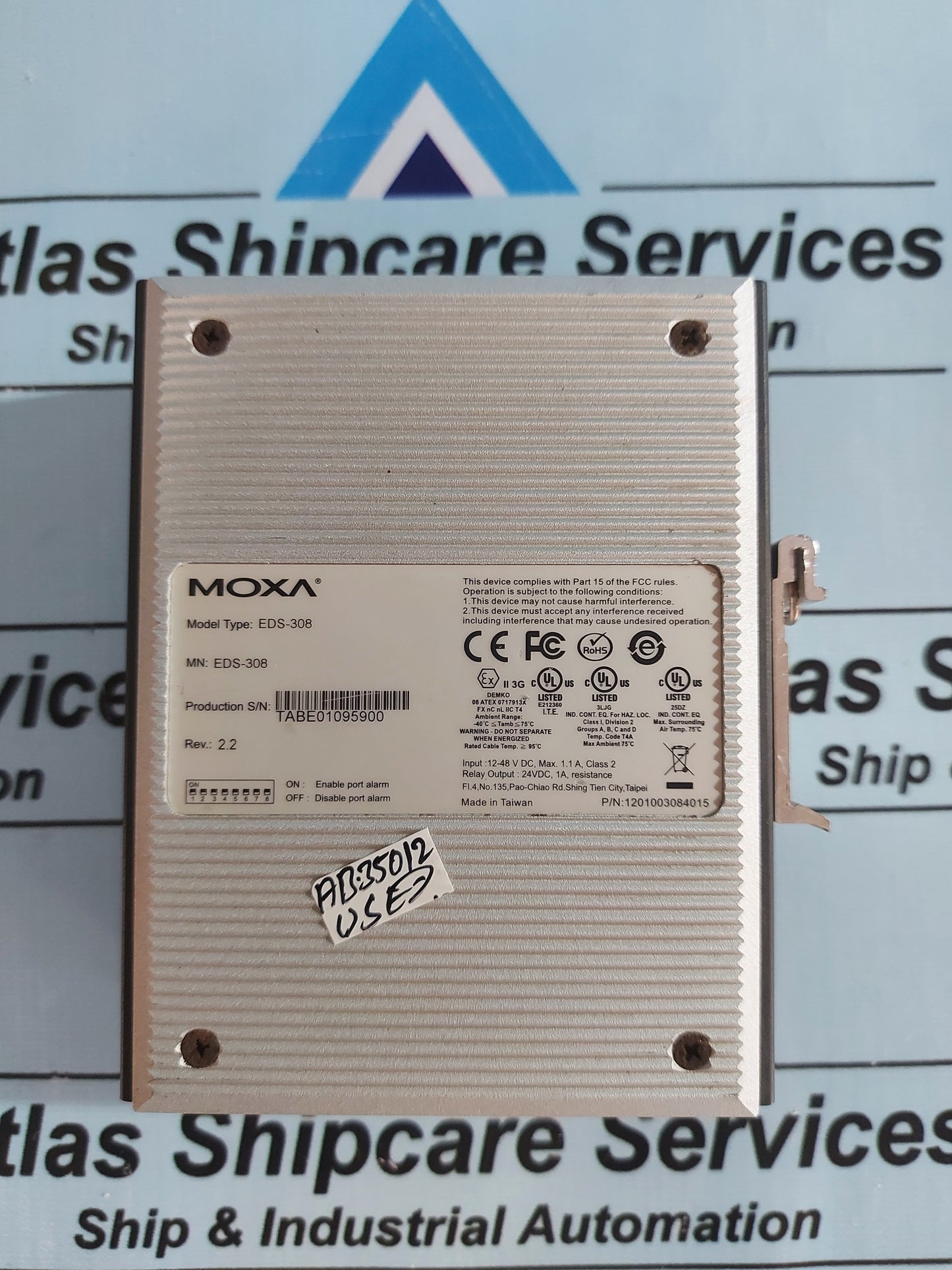 MOXA EDS-308 ETHERNET DEVICE SWITCH