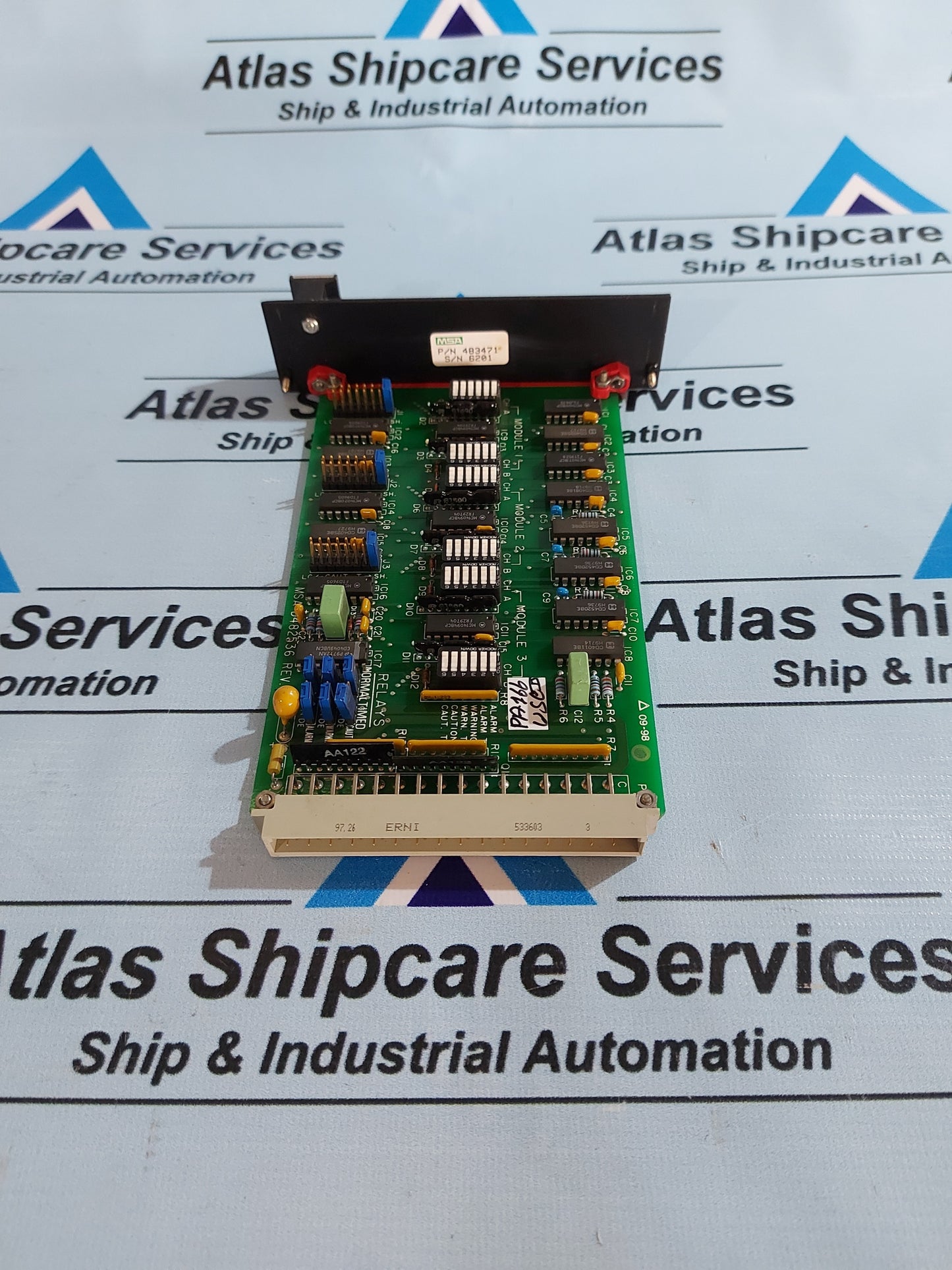 MSA 483471 RELAY PROGRAMMER MODULE 5000 D482536 REV.4