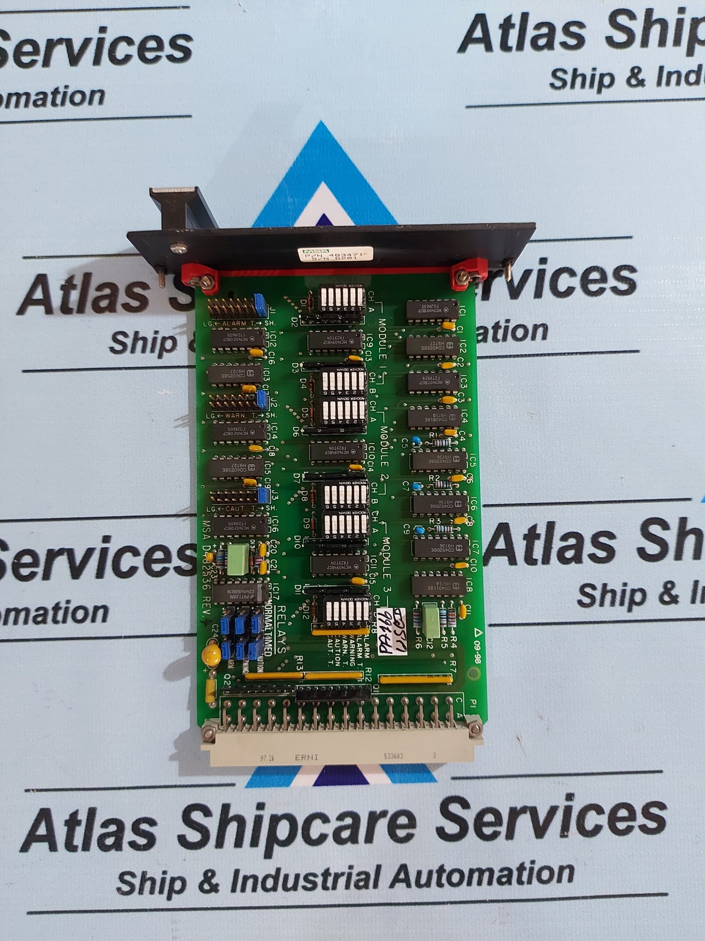 MSA 483471 RELAY PROGRAMMER MODULE 5000 D482536 REV.4