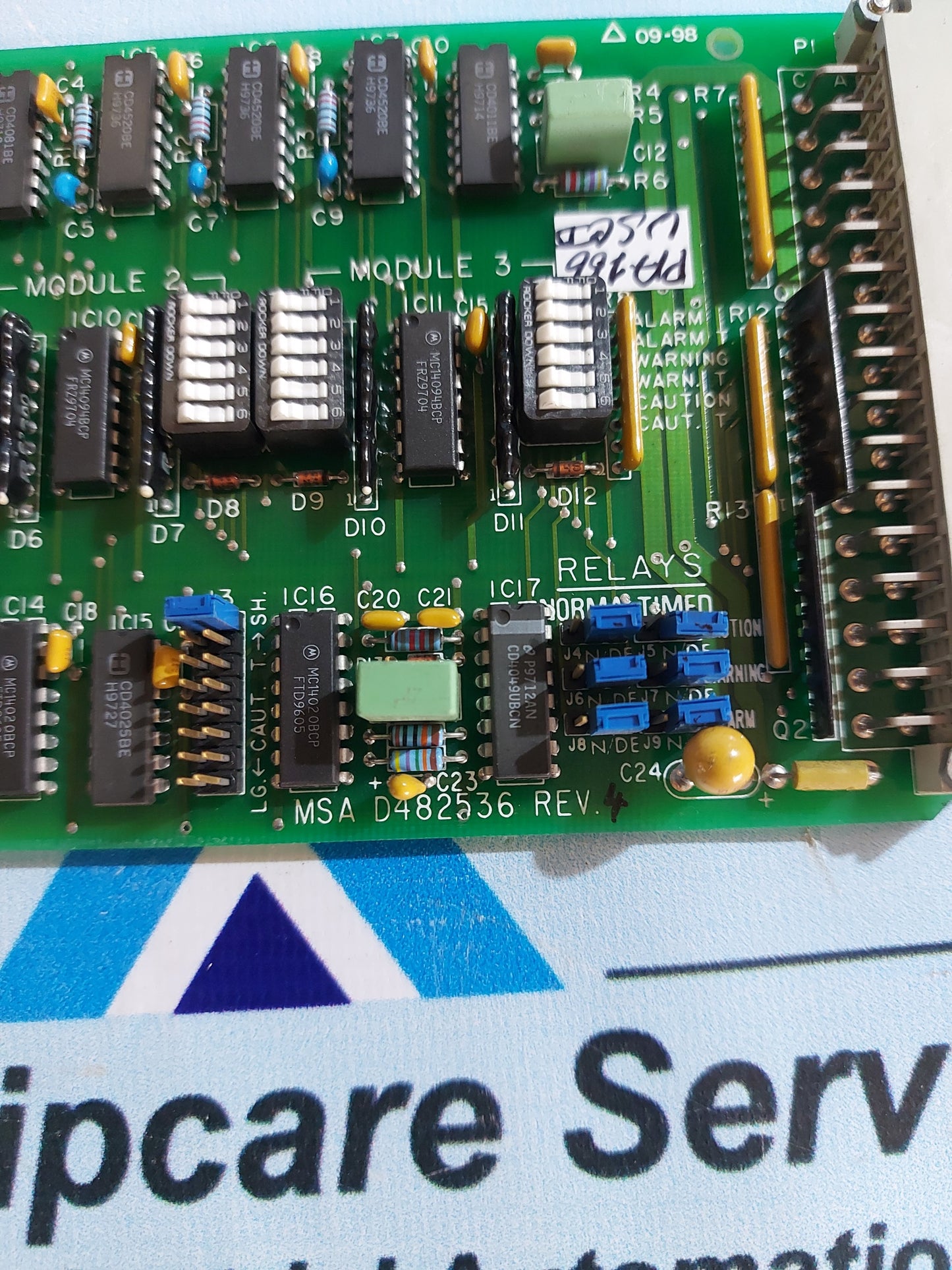 MSA 483471 RELAY PROGRAMMER MODULE 5000 D482536 REV.4