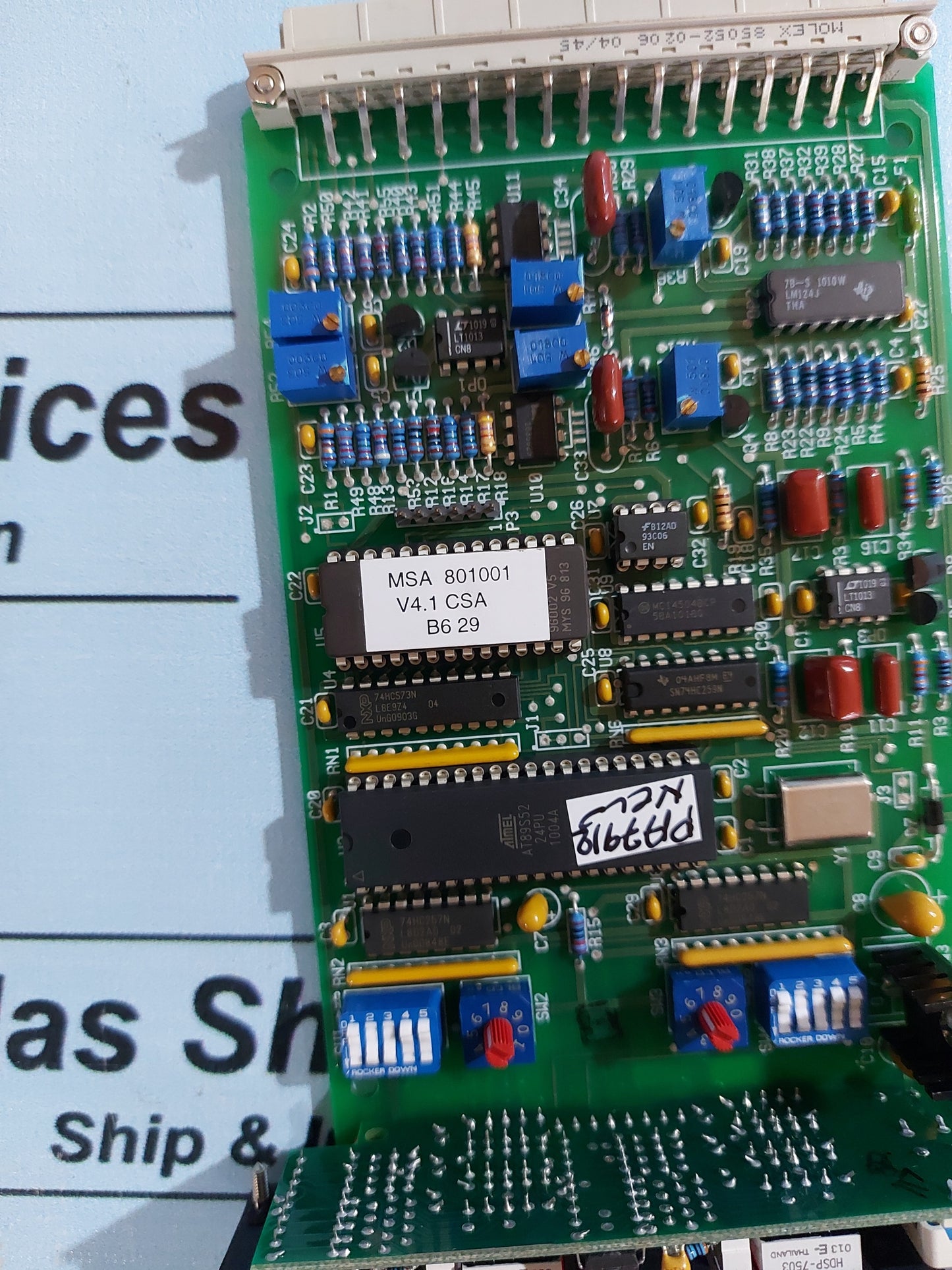 MSA 5000 4-20mA ANALOG INPUT MODULE P/N 814441 REV.01