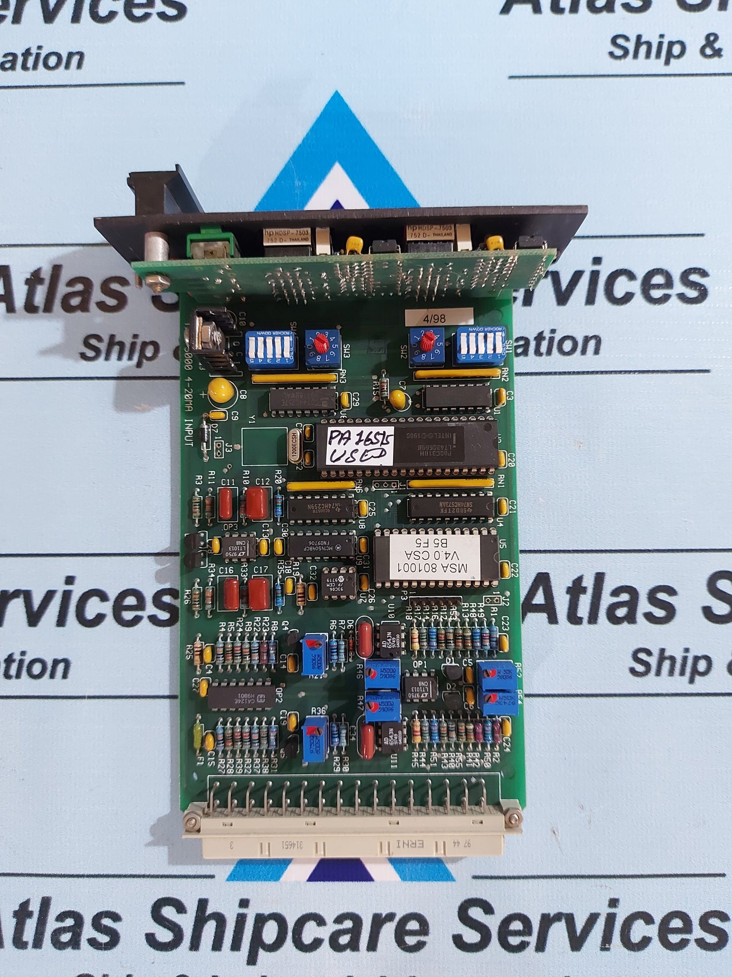 MSA 5000 4-20mA INPUT MODULE P/N 814441