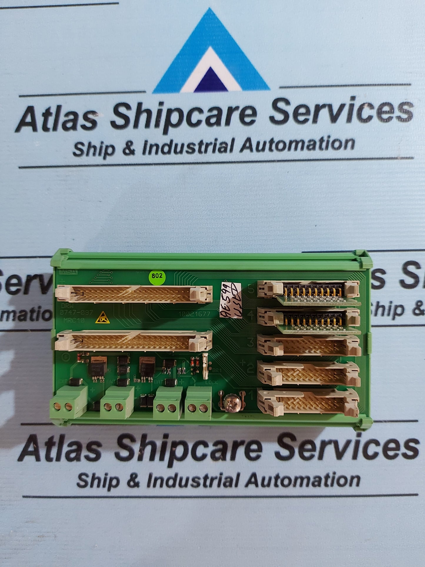 MSA AUER SUPREMA MRC 10-TS RELAY CONNECTION CONTROL 10021676