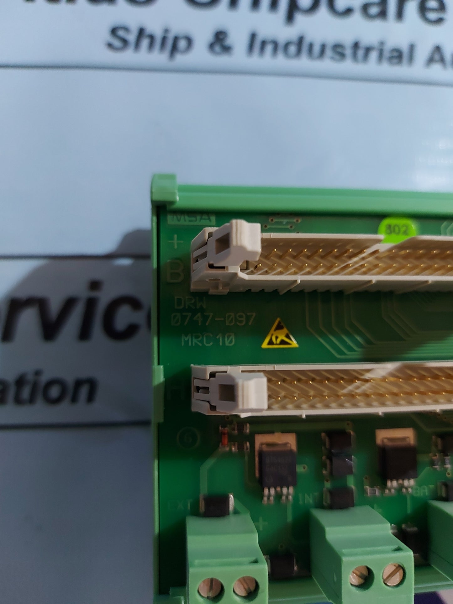 MSA AUER SUPREMA MRC 10-TS RELAY CONNECTION CONTROL 10021676